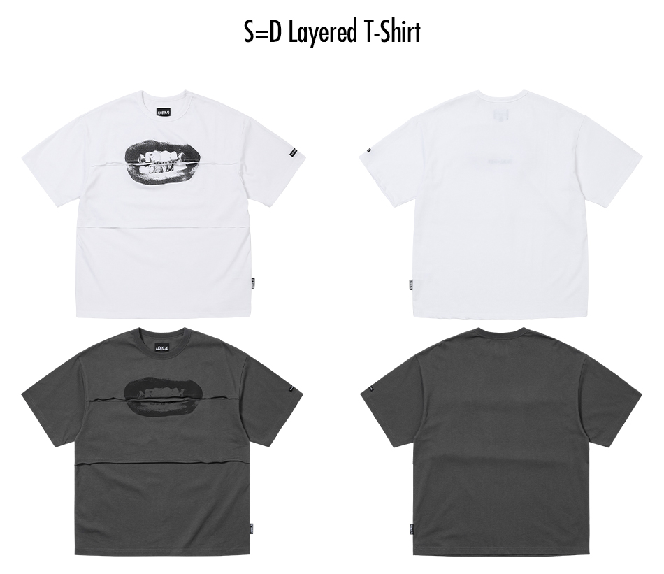 【AJO AJOBYAJO】25SS★ S=D Layered T-Shirt 4/18再入荷【AJOBYAJO】S=D Layered T-Shirt | OUR BRAND
