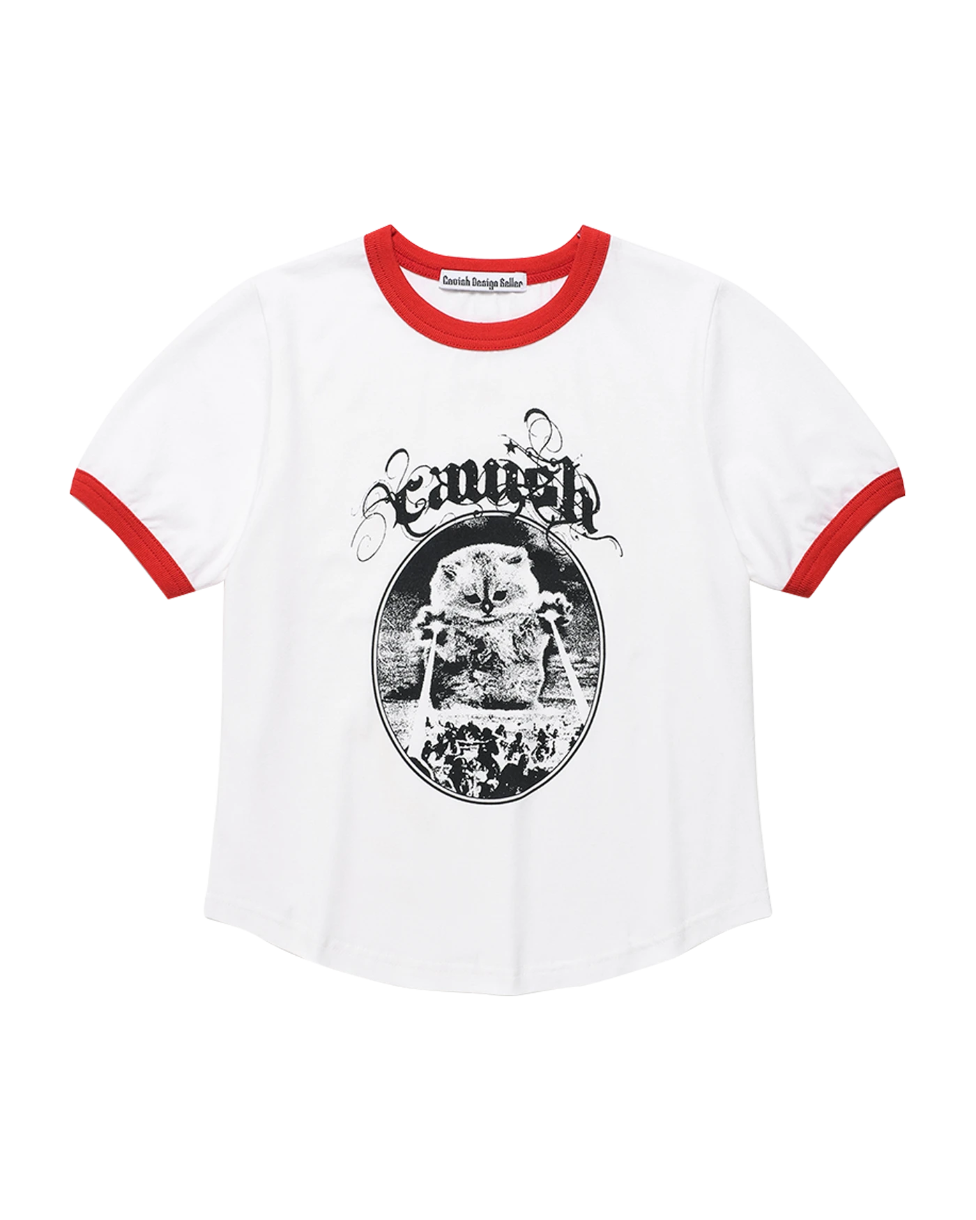 [CAVISH] W INVADER RINGER SS TEE ★大人気★ MUSINSA公式 | CAVISH W INVADER RINGER SS TEE WHITE(CV2FMFT511A)