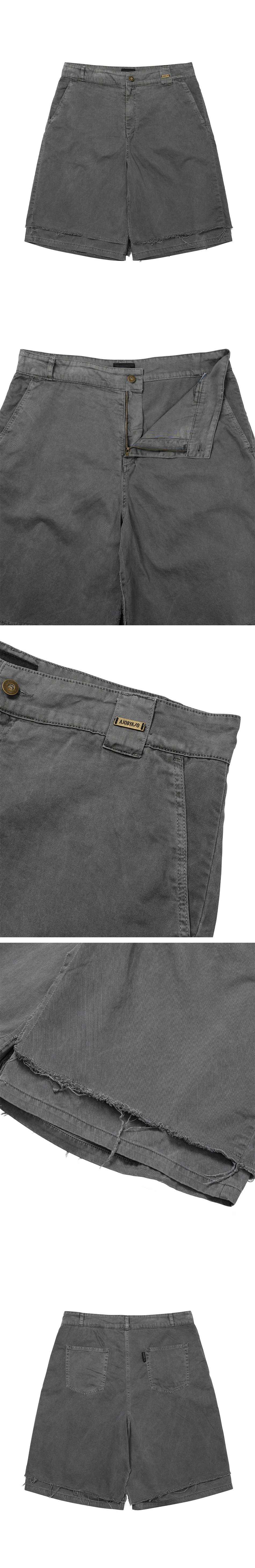 【AJO AJOBYAJO】Washed Denim Shorts BOTTOM - AJOBYAJO