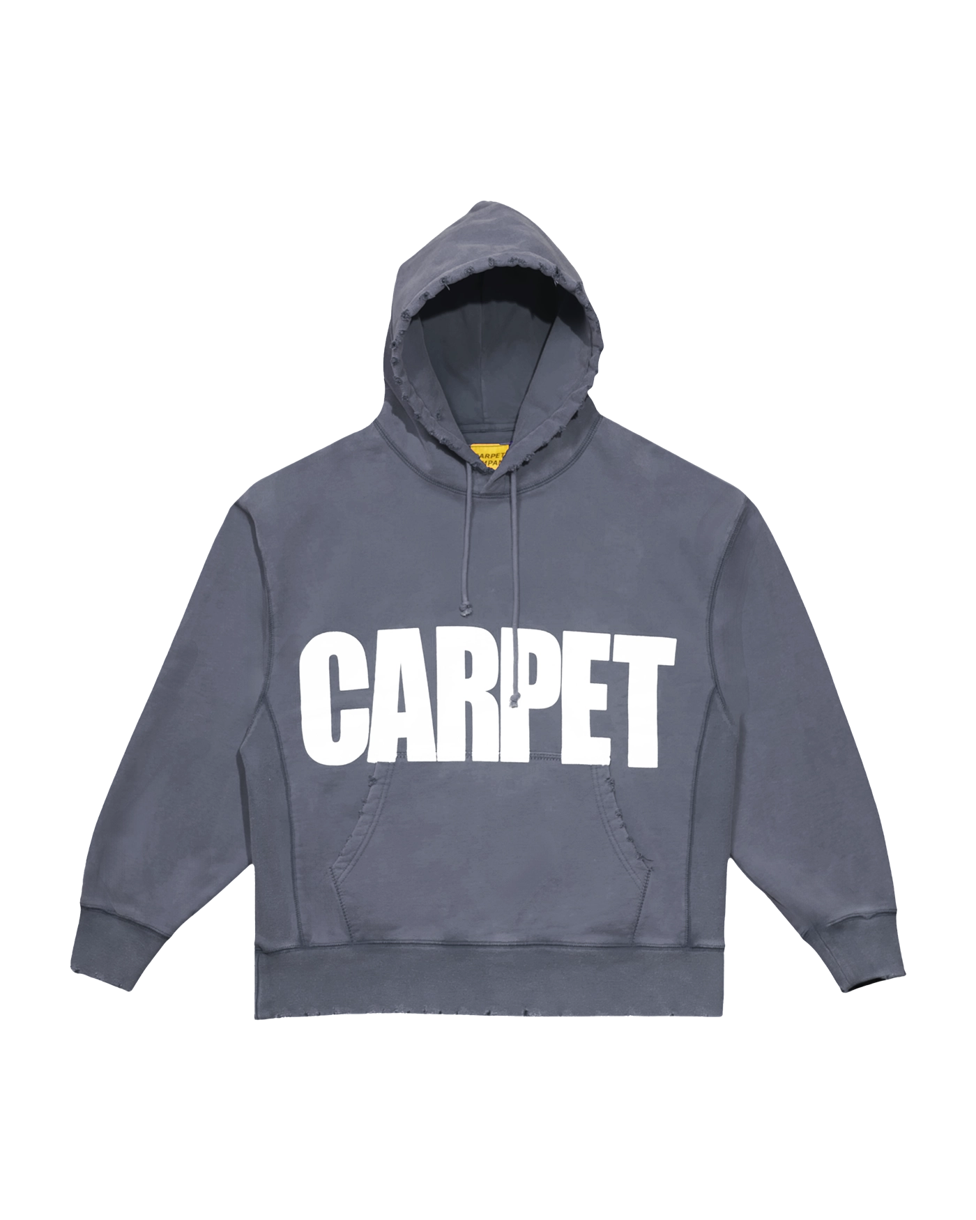 CARPET COMPANY THERMAL ZIP HOODIE BLACK