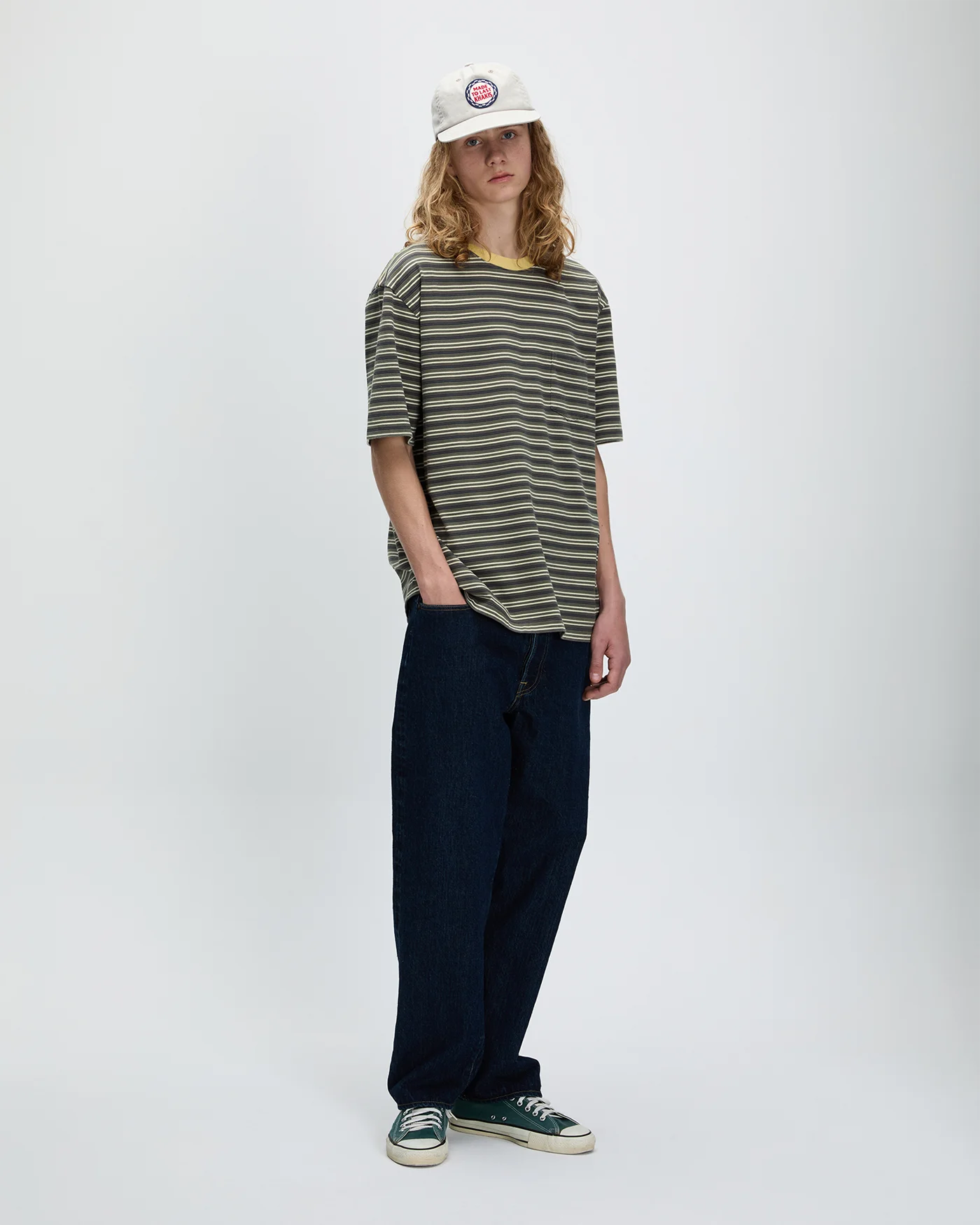 [Khakis] Border S/S Tee /追跡付 KHAKIS Border S/S Tee