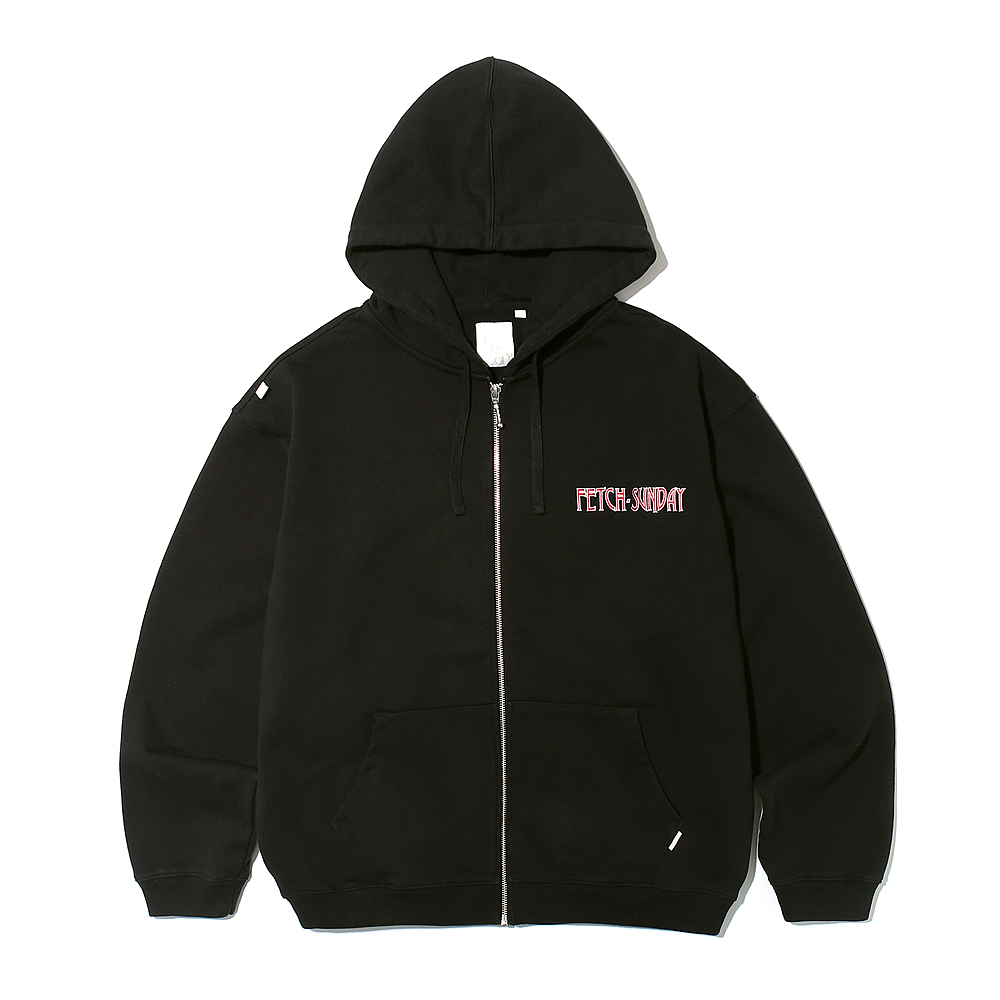 トップス FETCH AIRSHIP ZIP UP HOODED SWEATSHIRT FETCH AIRSHIP ZIP UP HOODED SWEATSHIRT