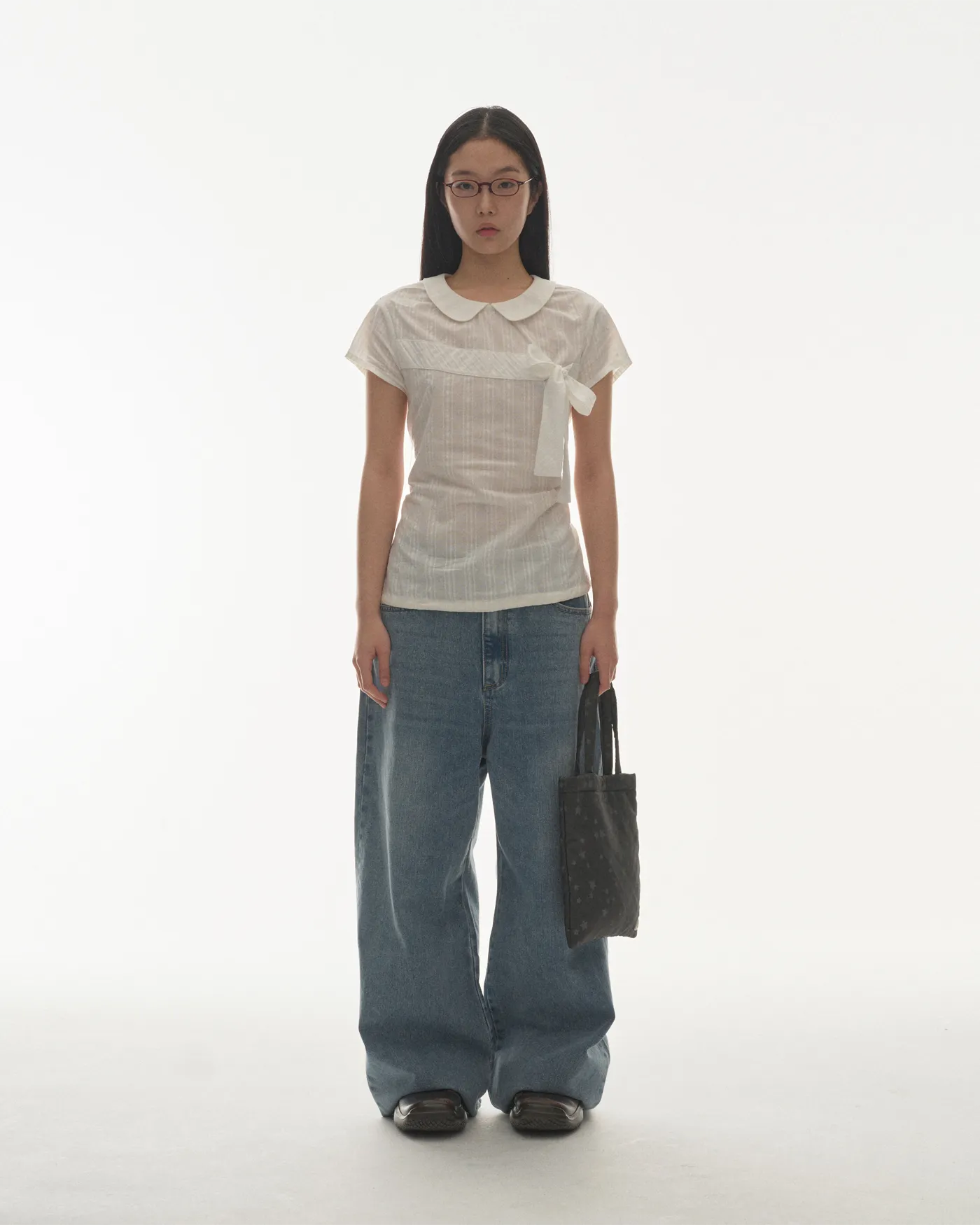 韓国大人気★COYSEIO★25SS MILKY STAR TOTE BAG★早期完売 MILKY STAR TOTE BAG BLACK - coyseio