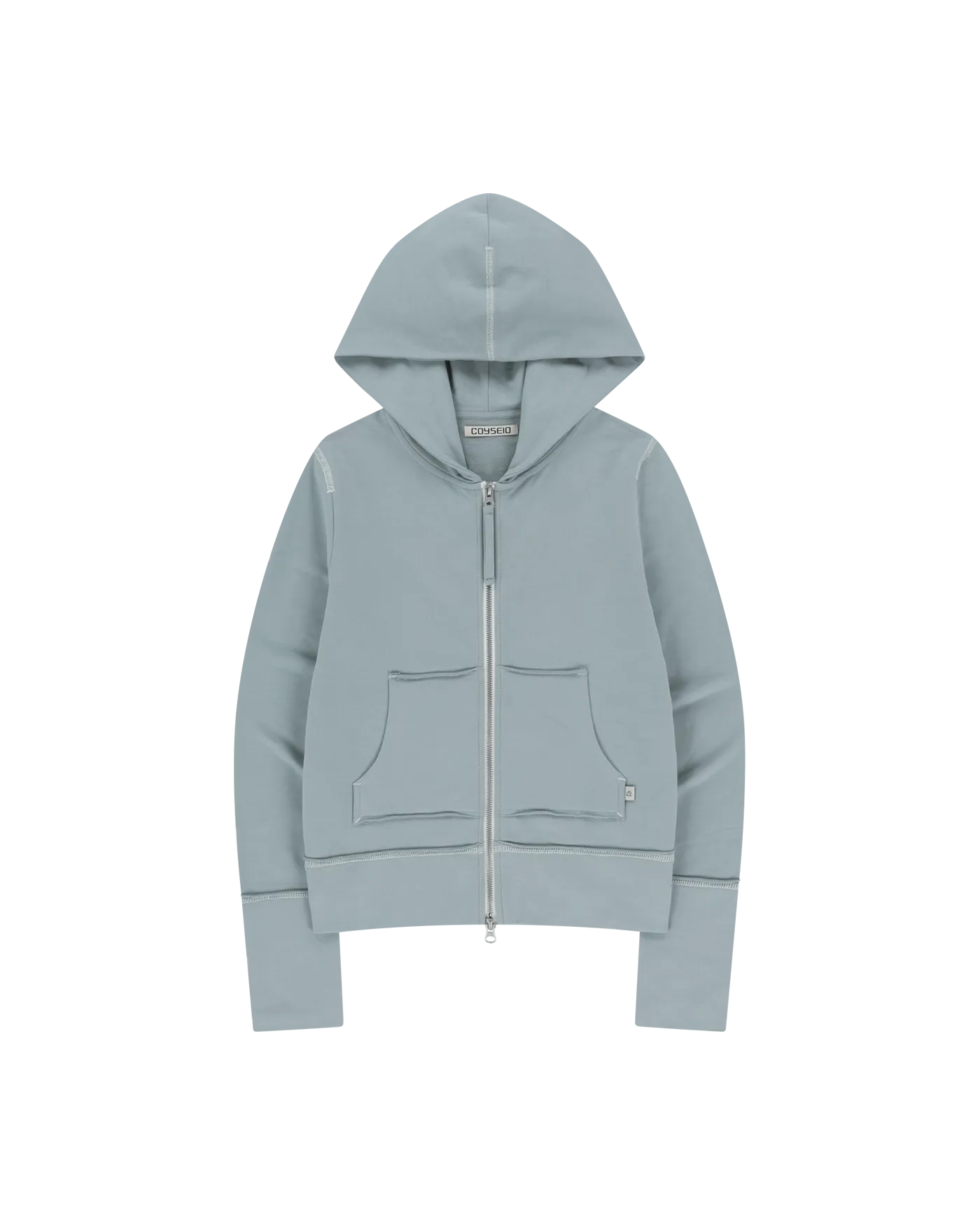 トップス COYSEIO RUFFLE LACE HOOD ZIP-UP WHITE coyseio RUFFLE LACE HOOD ZIP-UP WHITE - メルカリ