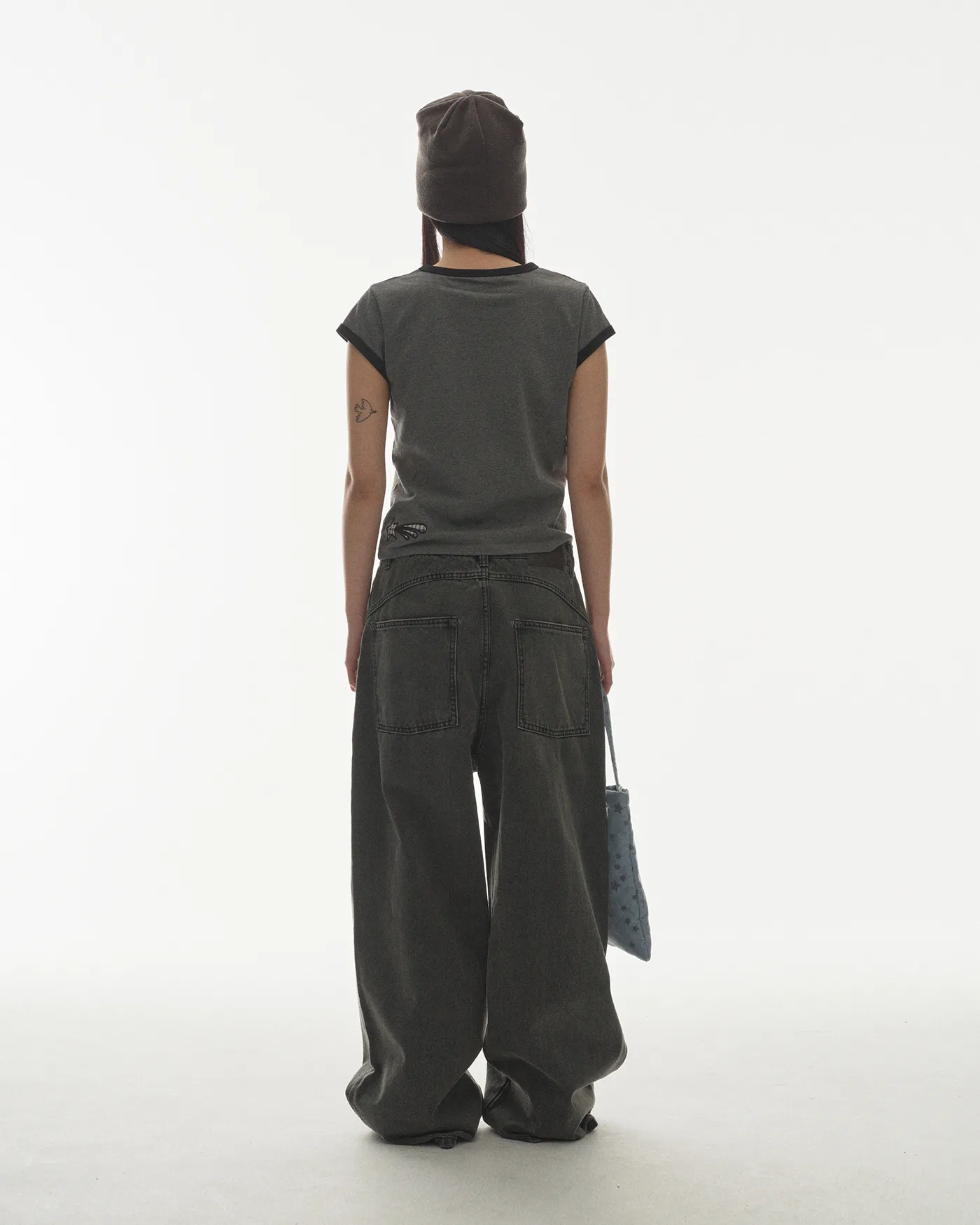 ★ COYSEIO ★W STITCH DENIM PANTS【送料込/関税込】 W STITCH DENIM PANTS BLUE - coyseio