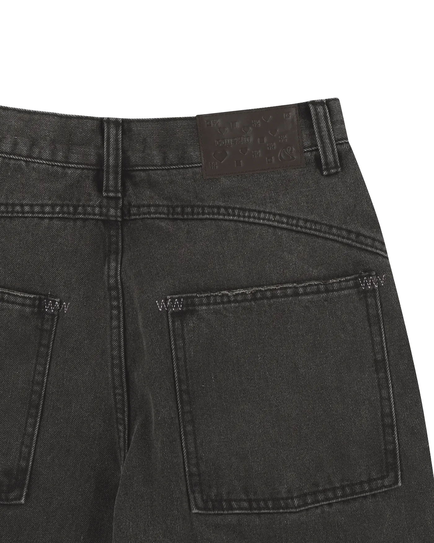 COYSEIO W STITCH DENIM PANTS