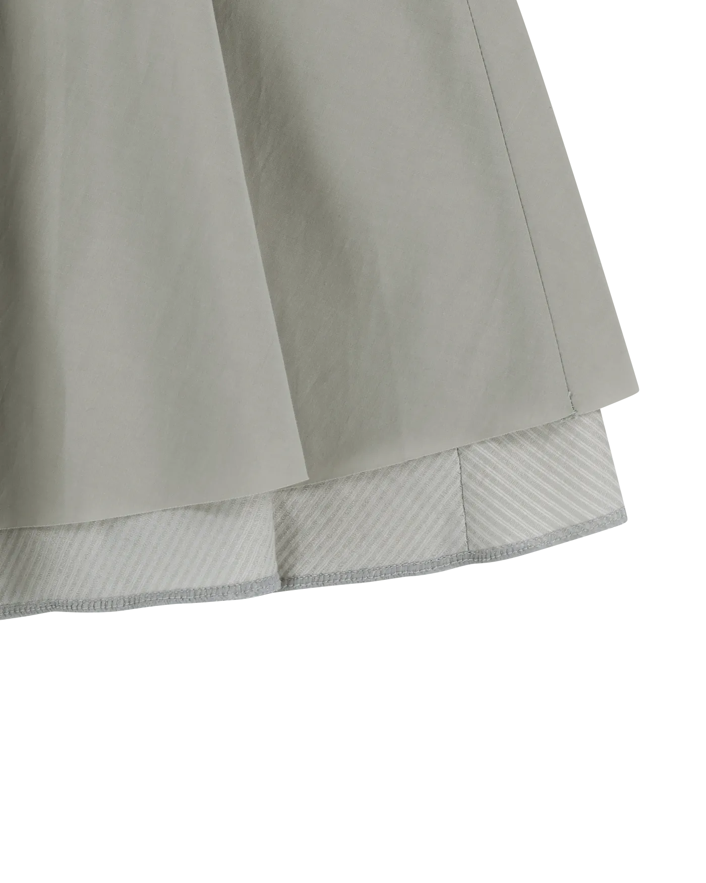 COYSEIO DOUBLE SHIRRING SKIRT