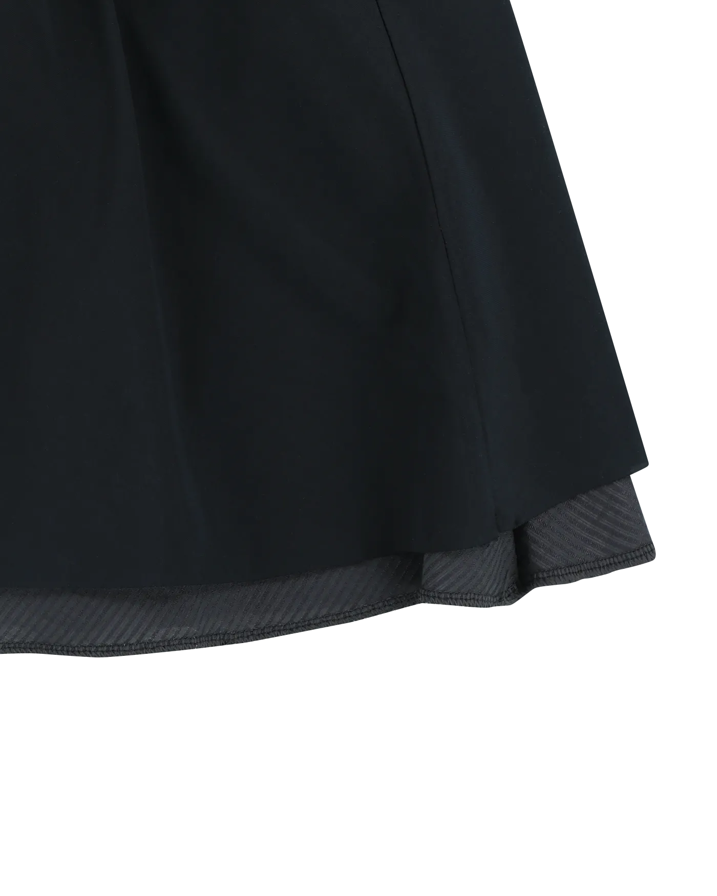 DOUBLE WAISTED PLEATS SKIRT coyseio 黒 540478de3bbe0f4444bfd1e1158351