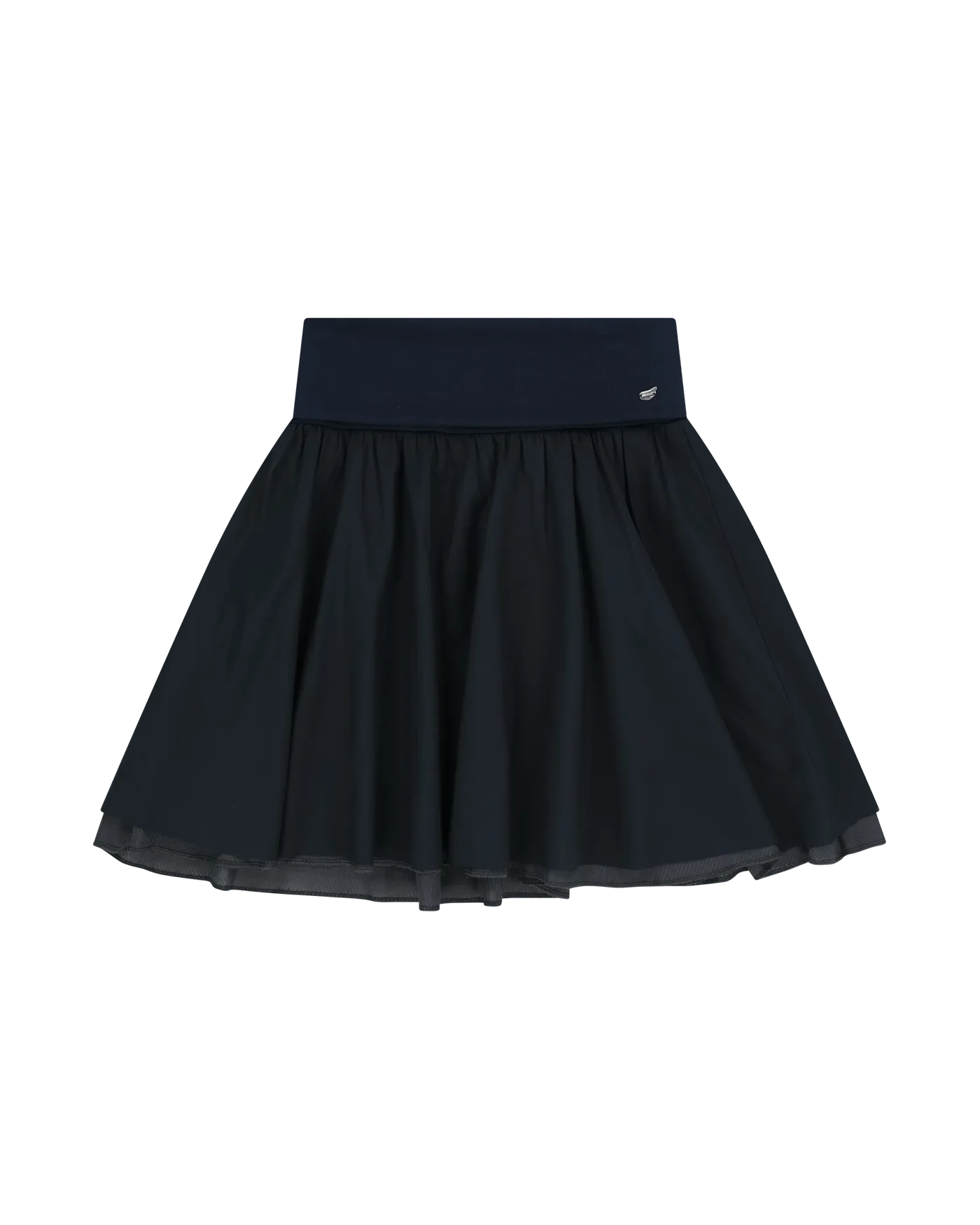COYSEIO DOUBLE SHIRRING SKIRT