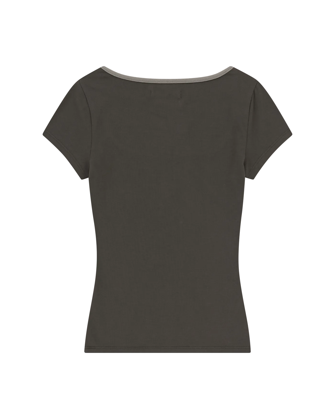 【COYSEIO】 PRONG SNAP MINI LOGO TEE ♥2COLORS COYSEIO Prong Snap Mini Logo Tee Ash Bro #코이세이오,#코이세