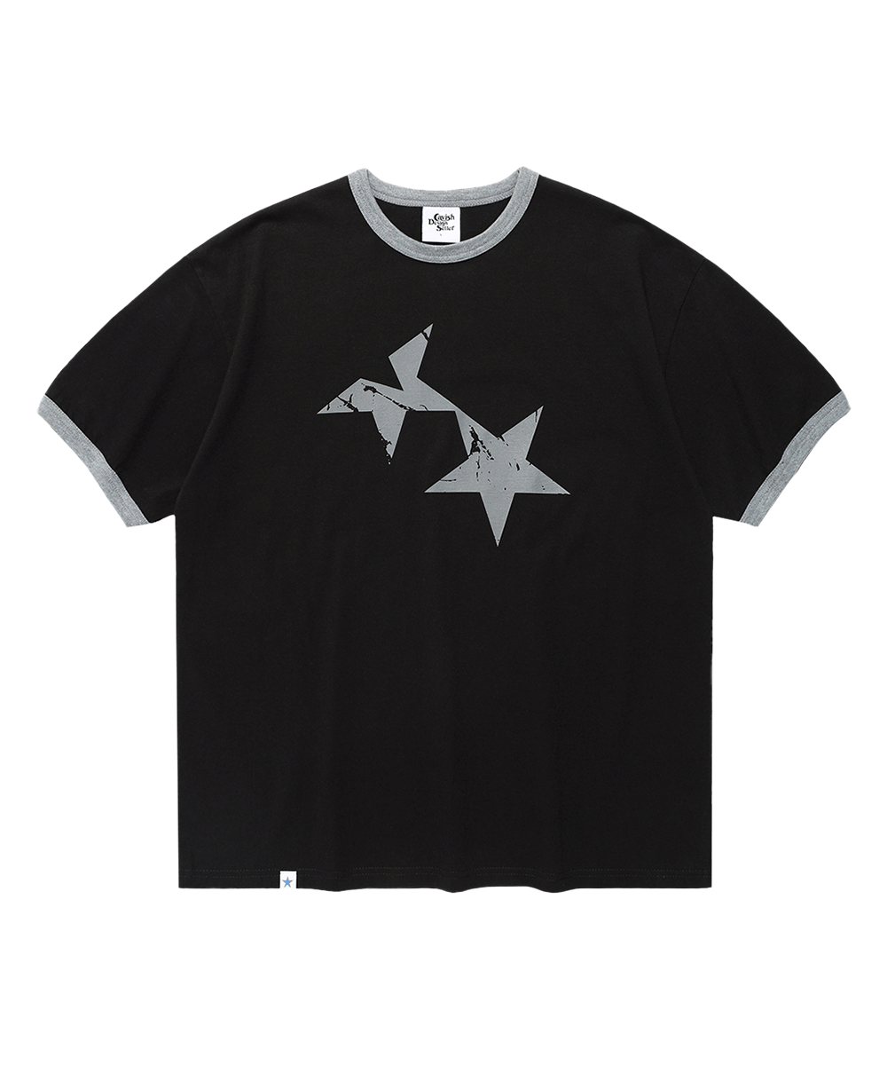 Tシャツ・カットソー [CAVISH] TWIN STAR RINGER SS TEE (4 COLOR) CAVISH TWIN STAR RINGER SS TEE