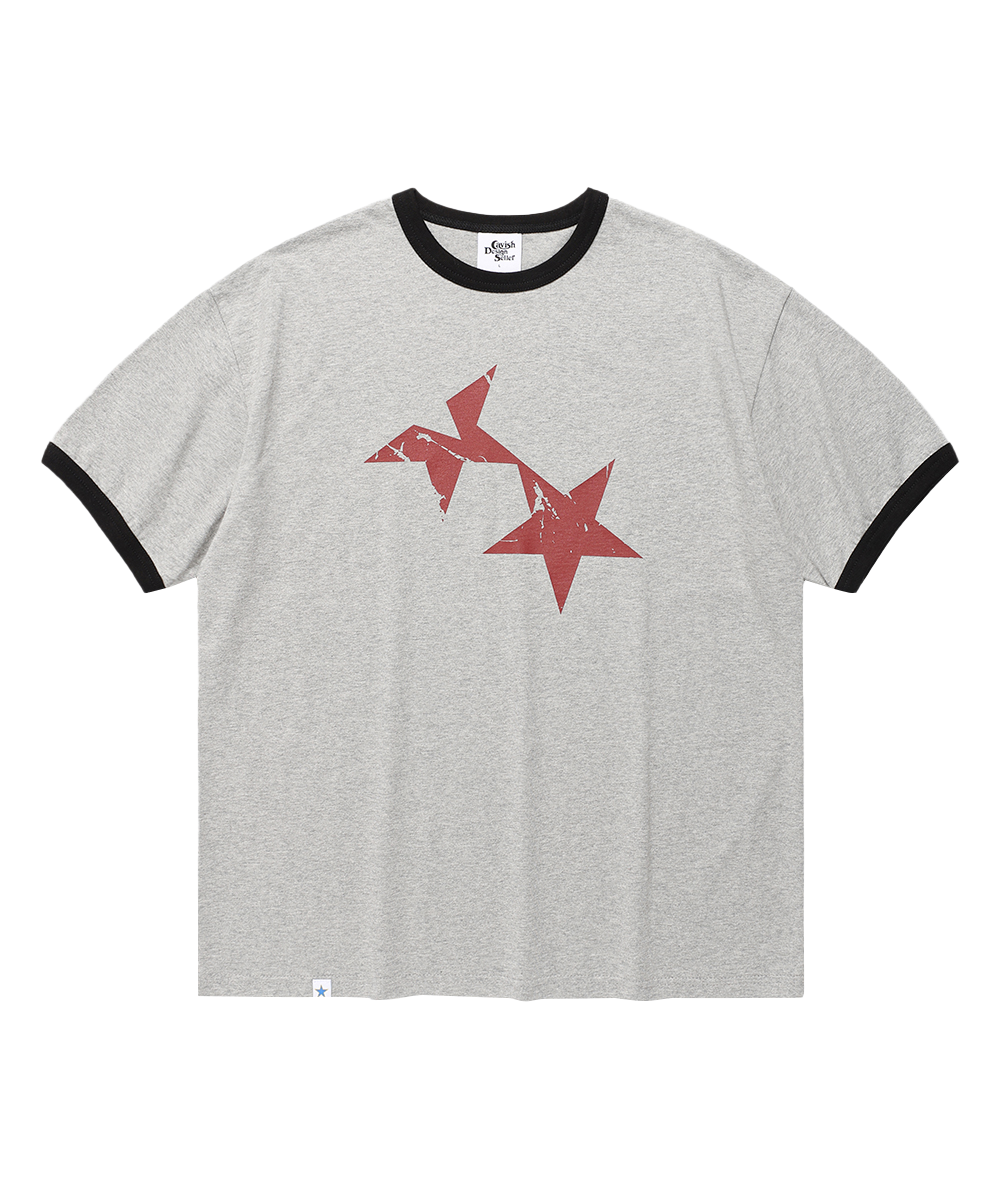 Tシャツ・カットソー [CAVISH] TWIN STAR RINGER SS TEE (4 COLOR) CAVISH TWIN STAR RINGER SS TEE