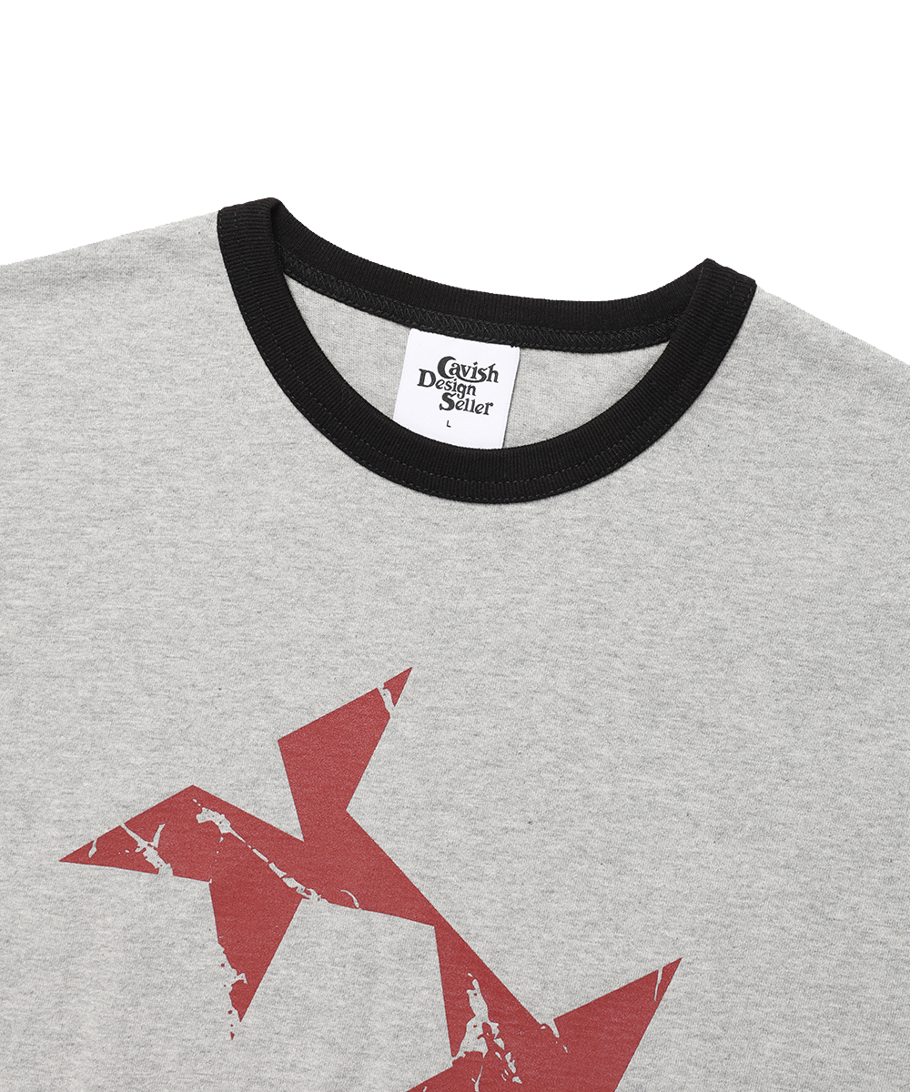 Tシャツ・カットソー [CAVISH] TWIN STAR RINGER SS TEE (4 COLOR) TWIN STAR RINGER SS TEE WHITE(CV2FMUT549A) - cavish | 60