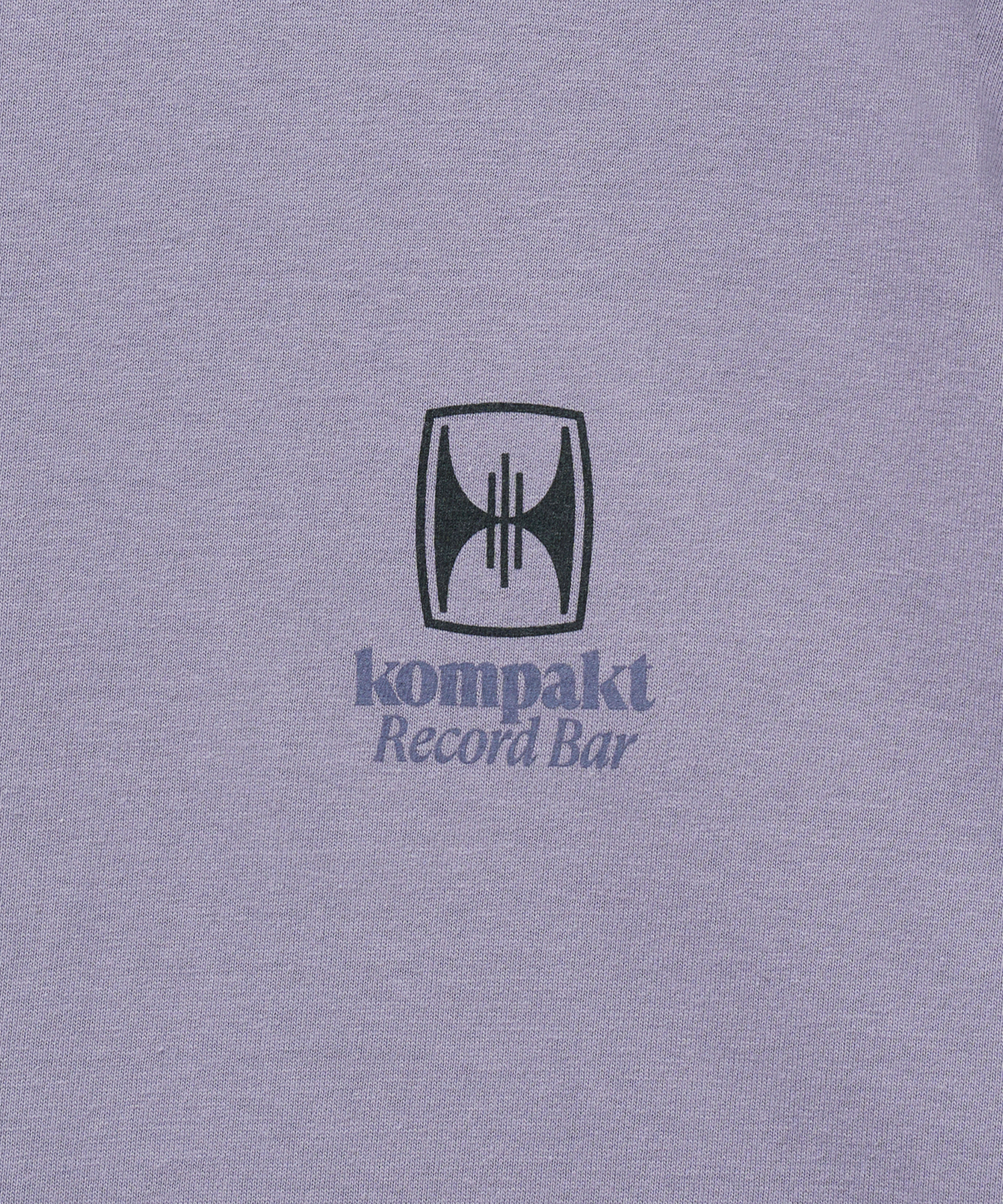 ★COMPAKT RECORD BAR★ KRB Basic New Logo Tshirt Light Purp KOMPAKT RECORD BAR KRB 25SS New Poster T-shirt