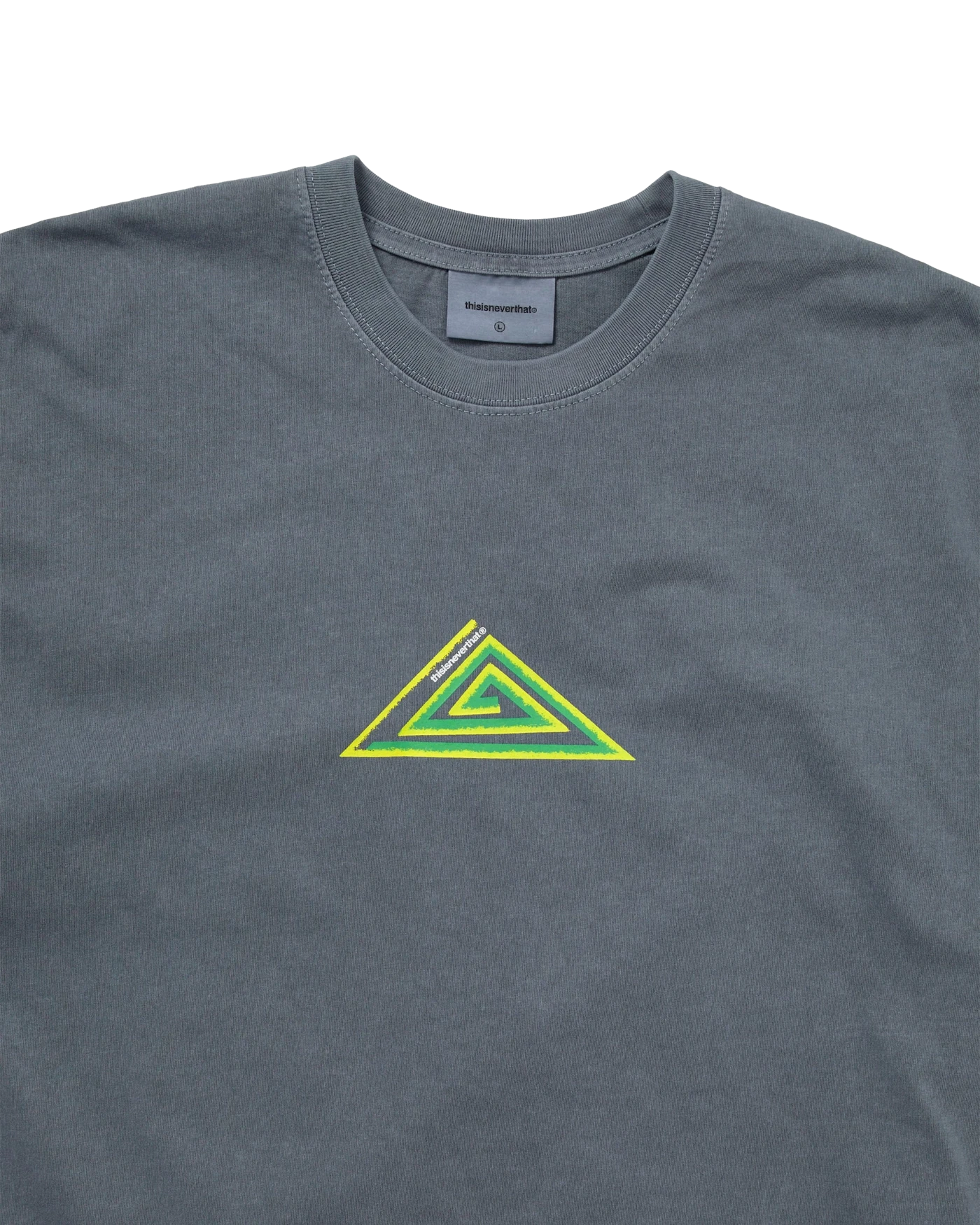 ★thisisneverthat★ Spiral Triangle Tee Ink TN251TTSST08INK THISISNEVERTHAT Spiral Triangle Tee