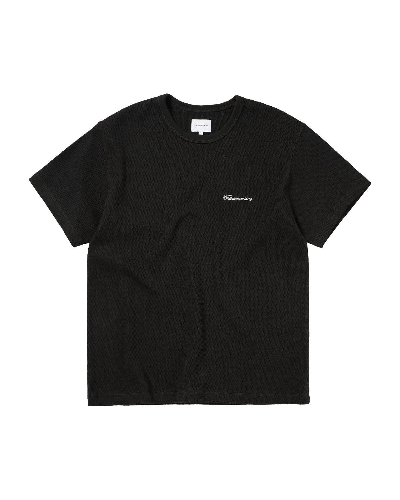 ★thisisneverthat★ Spiral Triangle Tee Off Black TN251TTSST Spiral Triangle Tee - thisisneverthat®