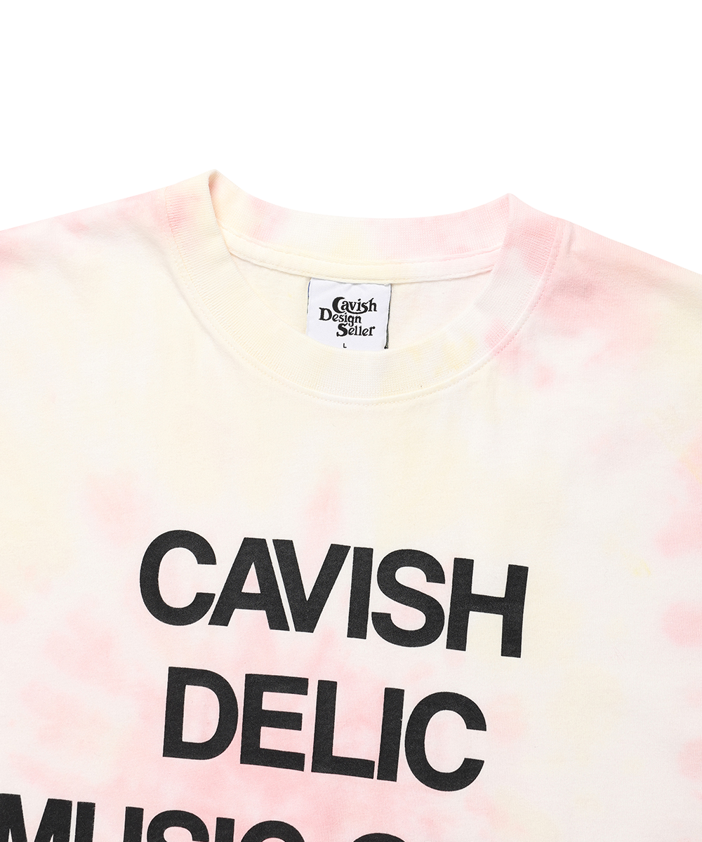 CAVISH ♥ DELIC DYED SS TEE / 追跡付 CAVISH DELIC DYED SS TEE