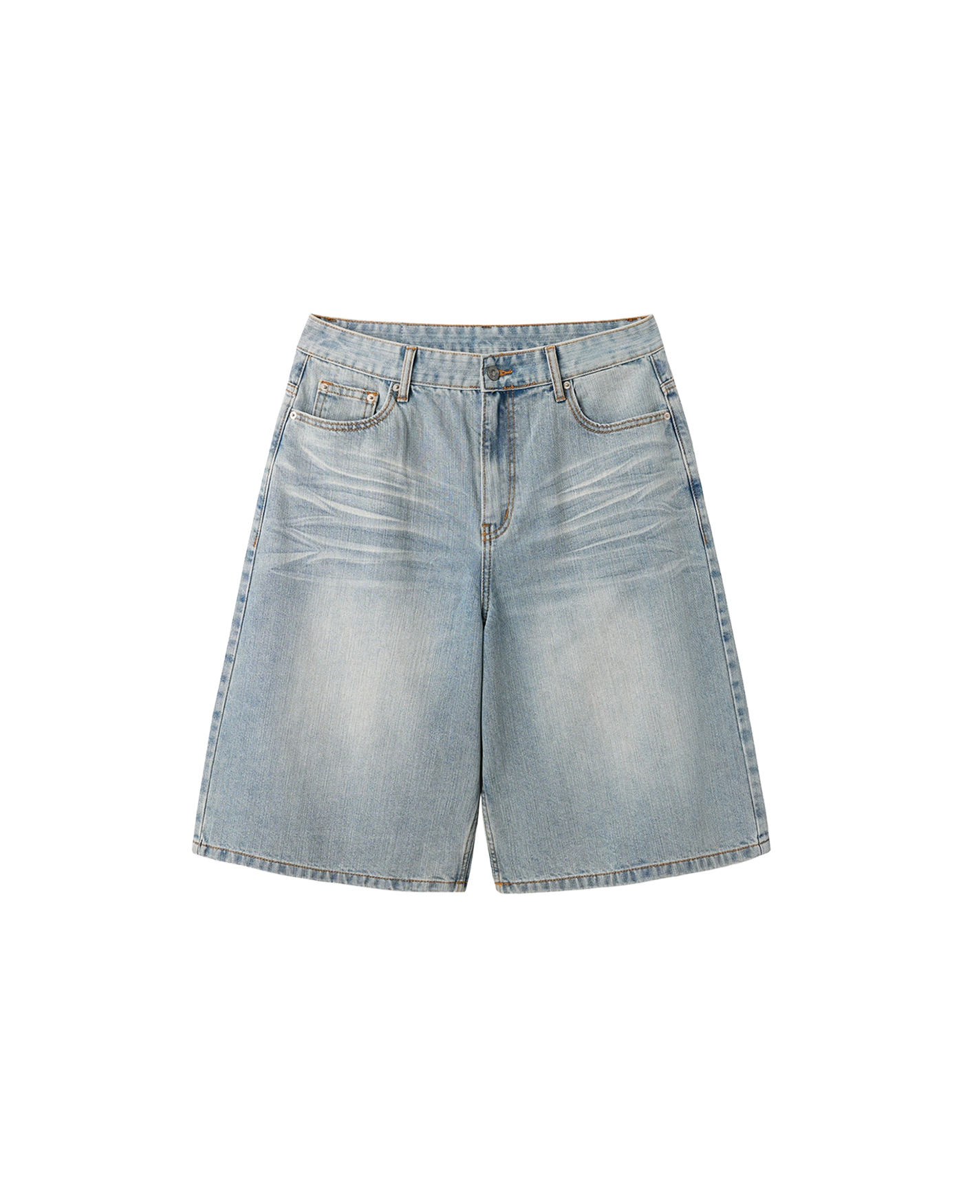 OY WIDE BERMUDA DENIM SHORTS