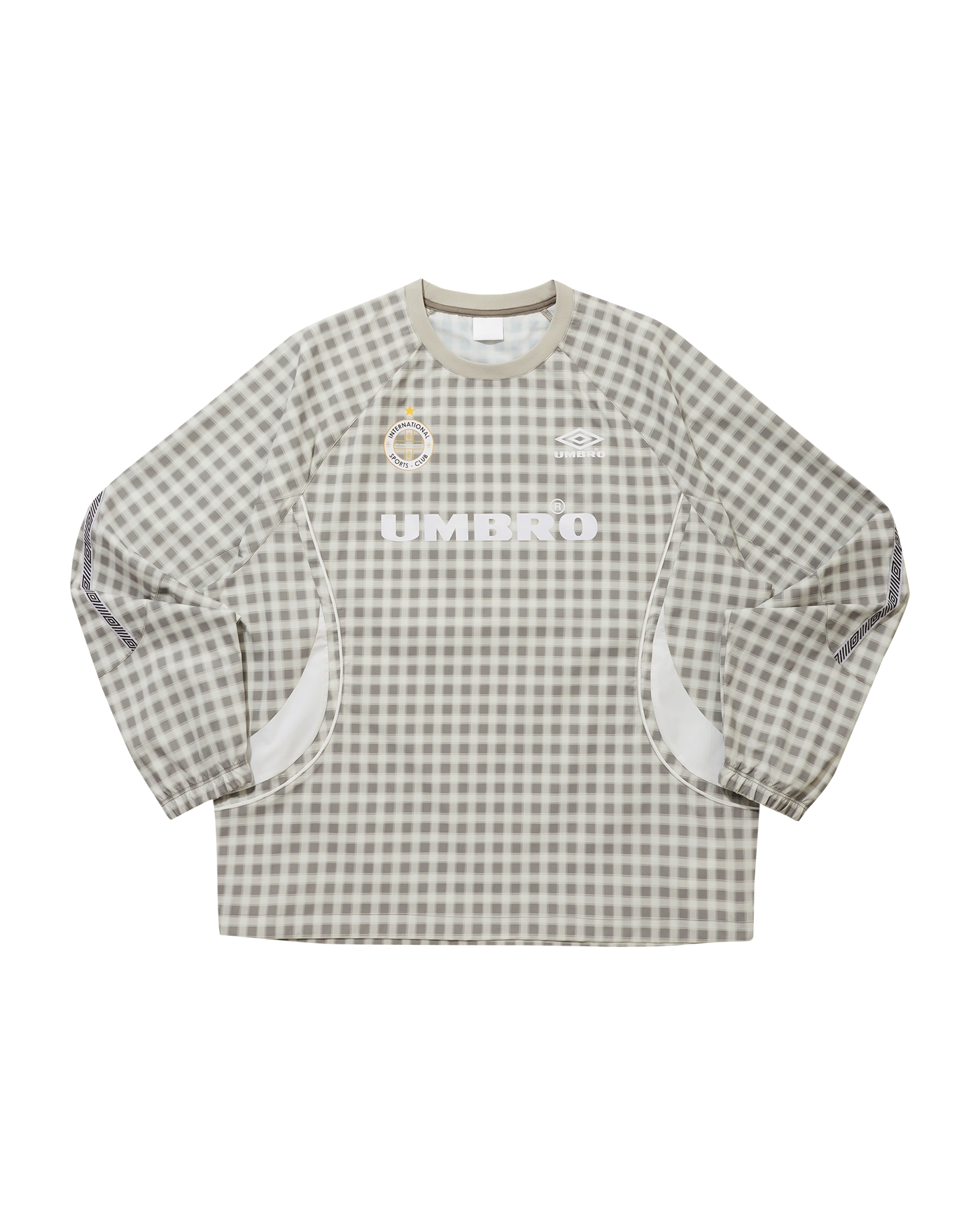 韓国*UMBRO■NQ Washed Drill Top Umbro washed drill sweatshirt top in gray | ASOS