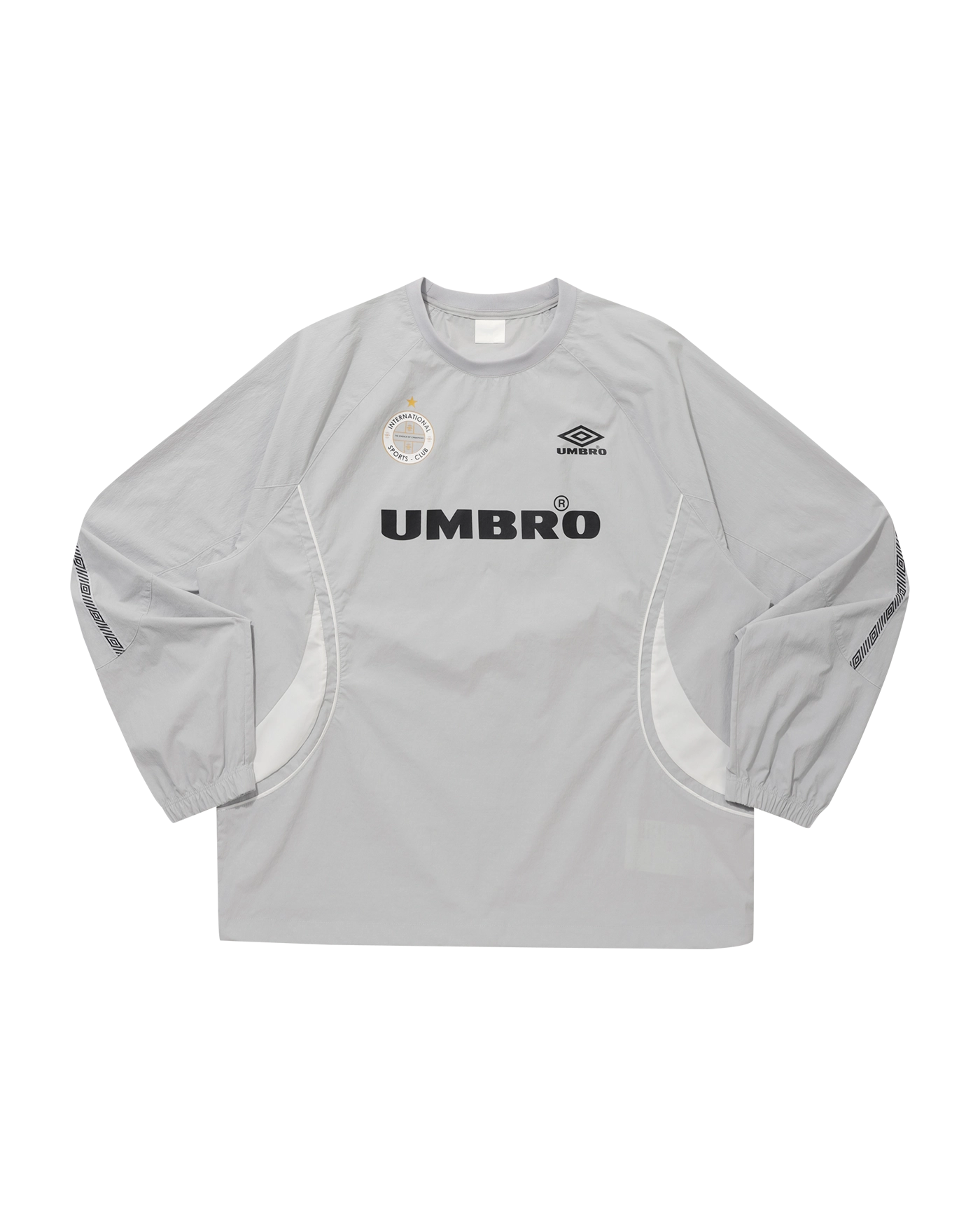 韓国*UMBRO■NQ Washed Drill Top Umbro Washed Drill Top in Blue Mirage Umbro
