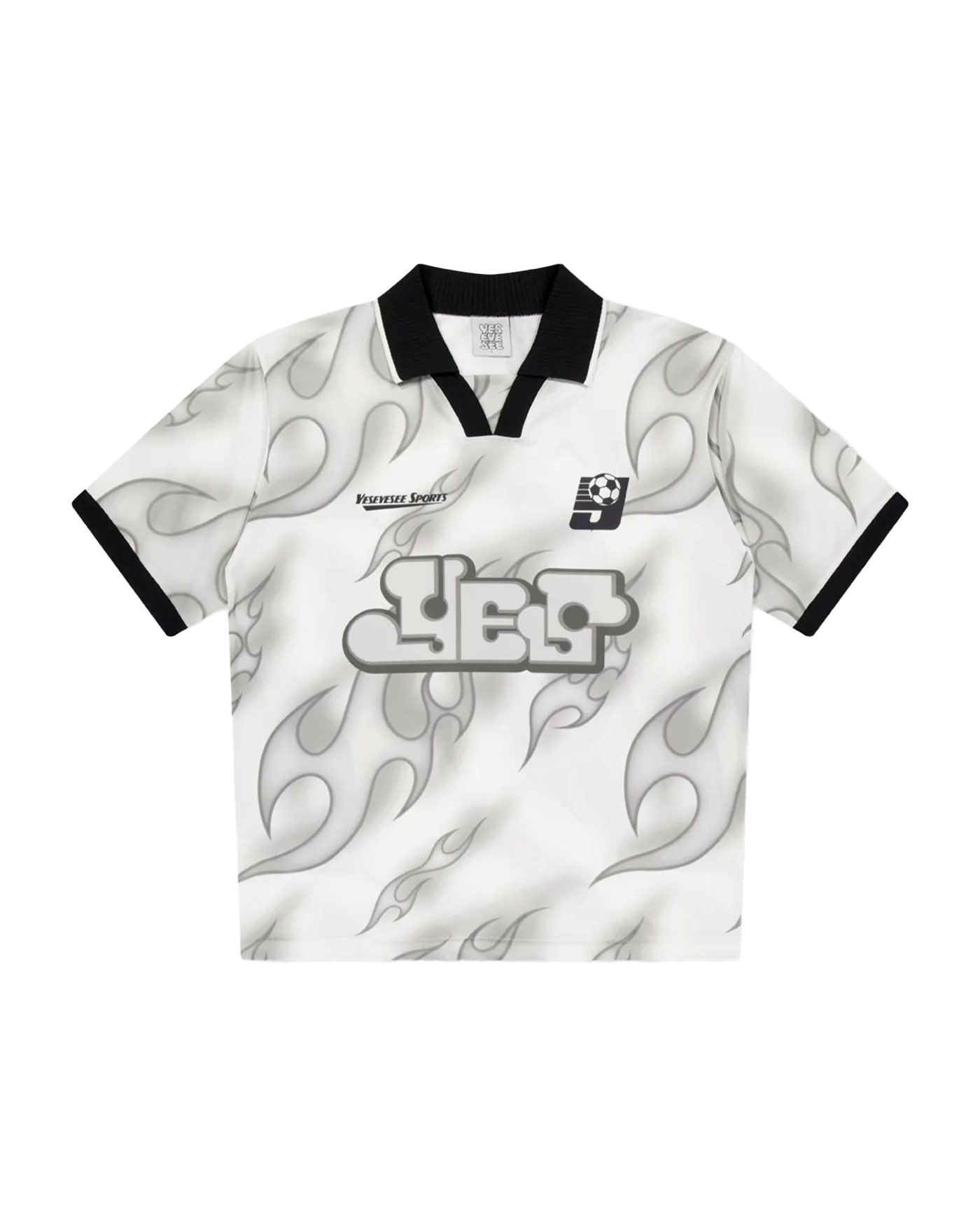 YESEYESEE Y.E.S Flame Football Jersey