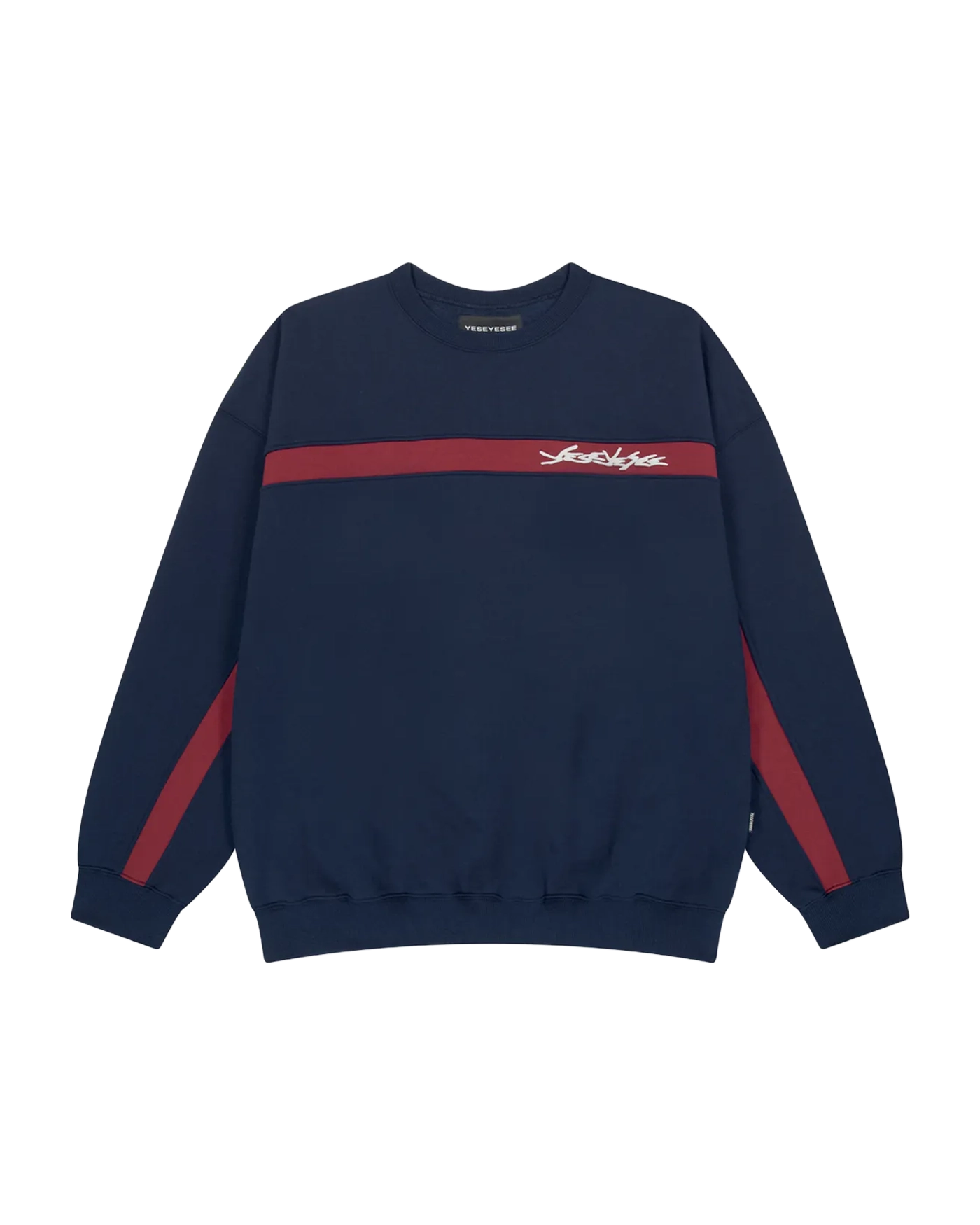 ◆YESEYESEE◆ YES Thin Stripe Sweatshirt Red YS243TSWCW05RED MUSINSA | YESEYESEE Y.E.S Thin Stripe Sweatshirt Red
