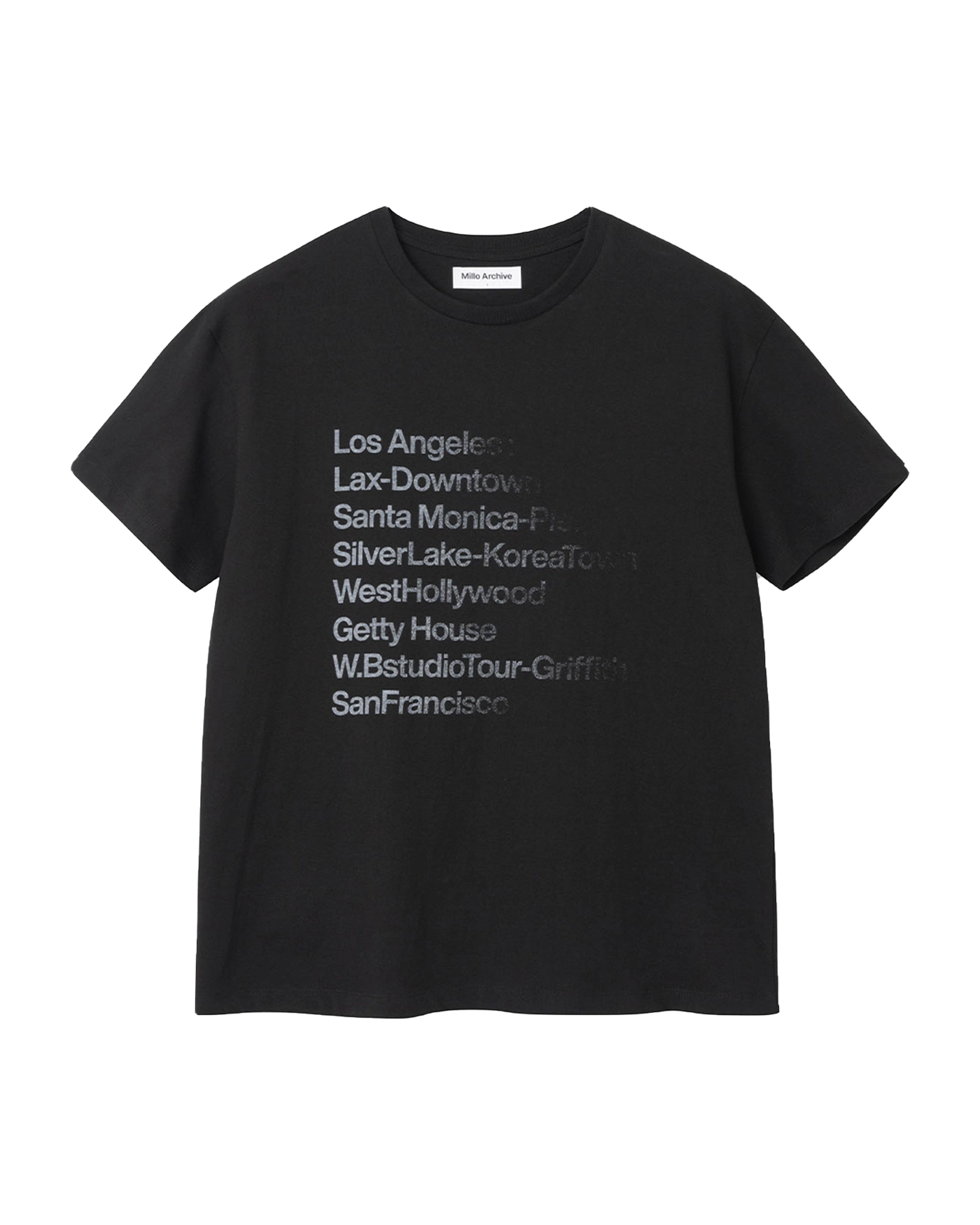 【MILLO ARCHIVE】 Line Chair T-Shirts MILLO ARCHIVE FADED LOS ANGELS T-SHIRTS