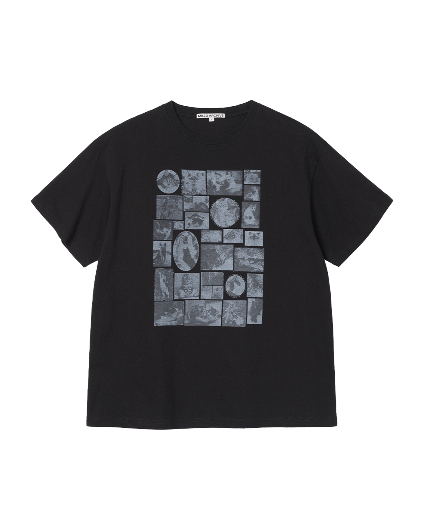 MILLO ARCHIVE☆パクジフン着用Custom Frame Cat T-Shirts MILLO ARCHIVE Custom Frame Cat T-Shirts