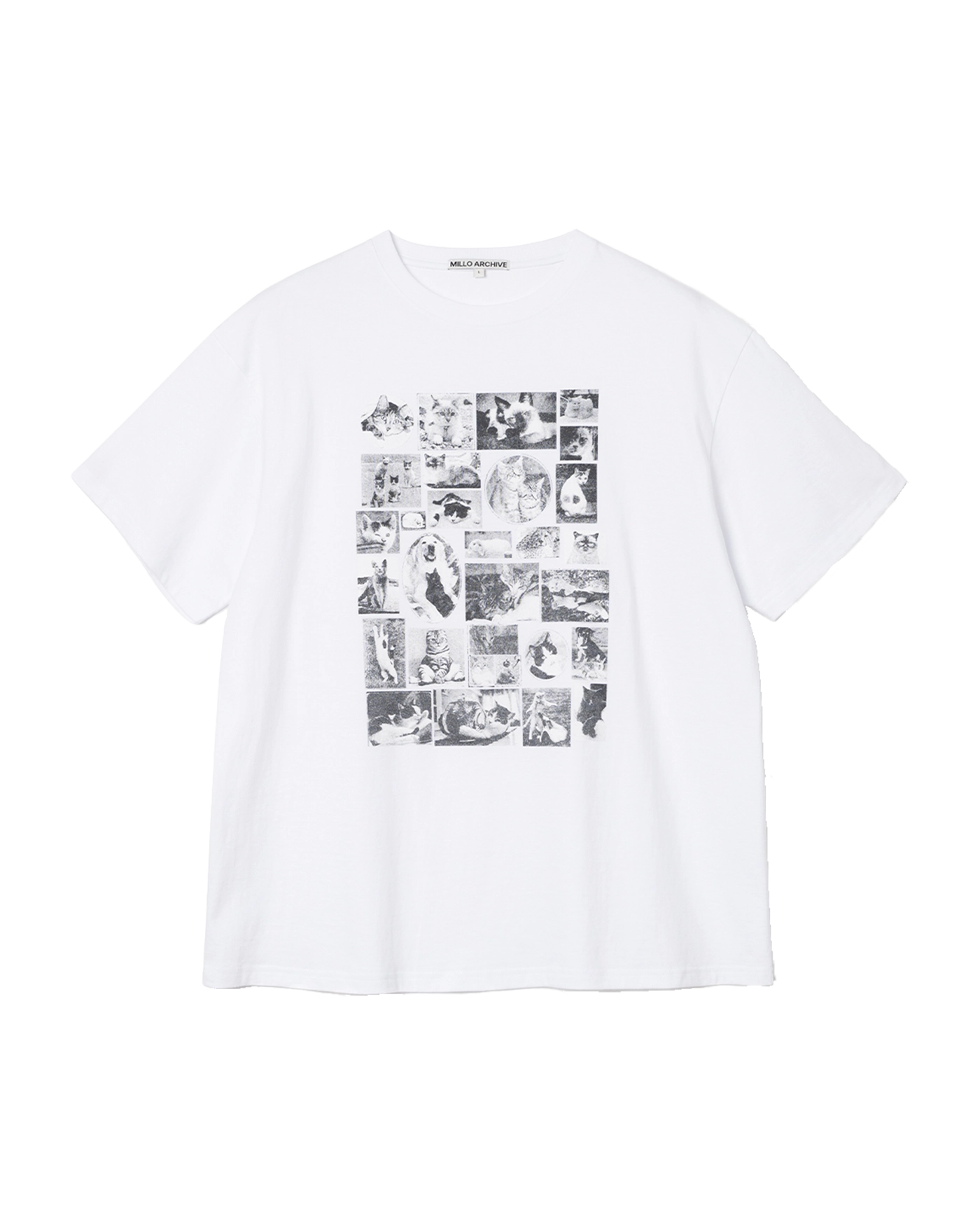 MILLO ARCHIVE☆パクジフン着用Custom Frame Cat T-Shirts MILLO ARCHIVE Custom Frame Cat T-Shirts