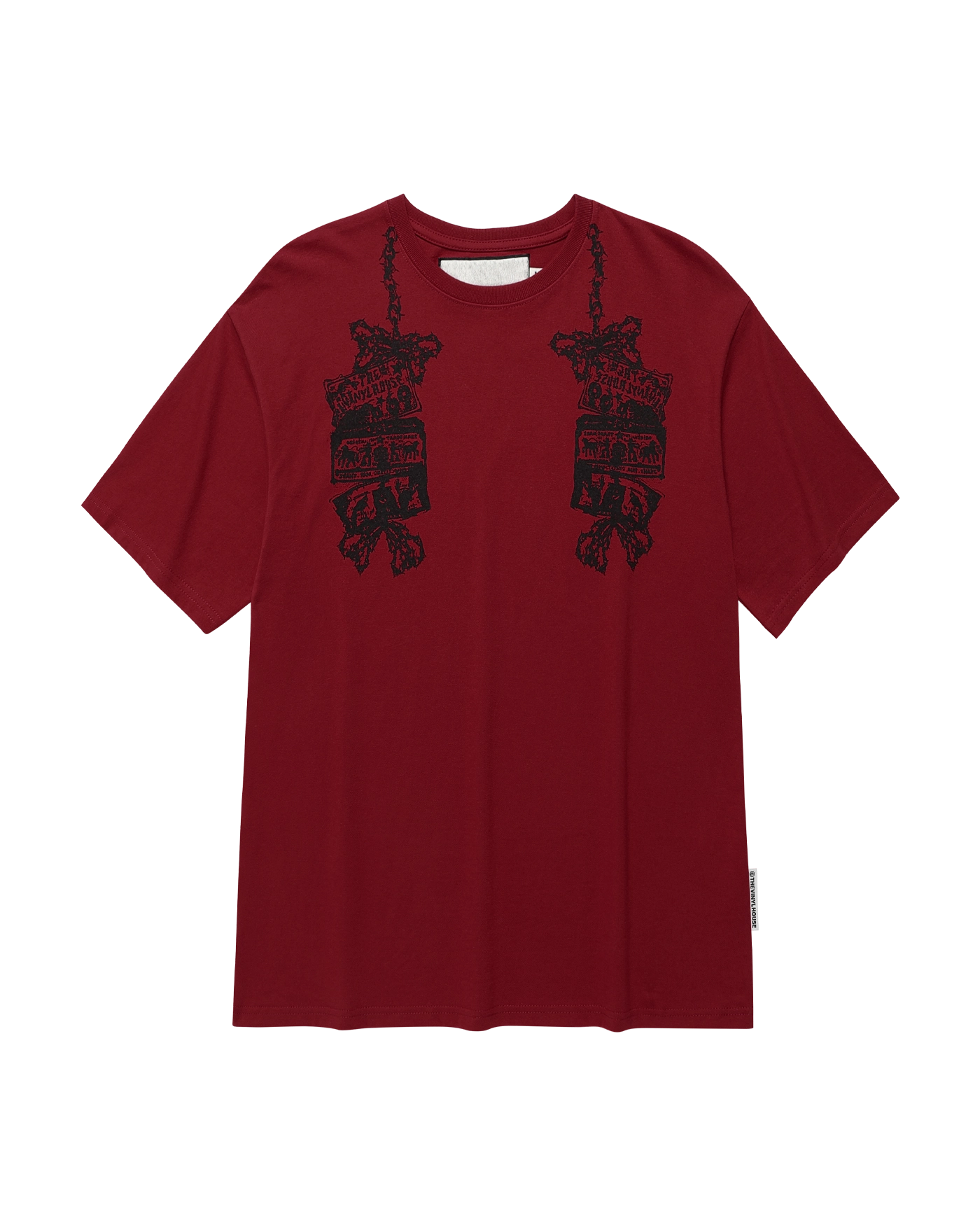 THEVINYLHOUSE COWBOY PICTOGRAM RINGER TEE