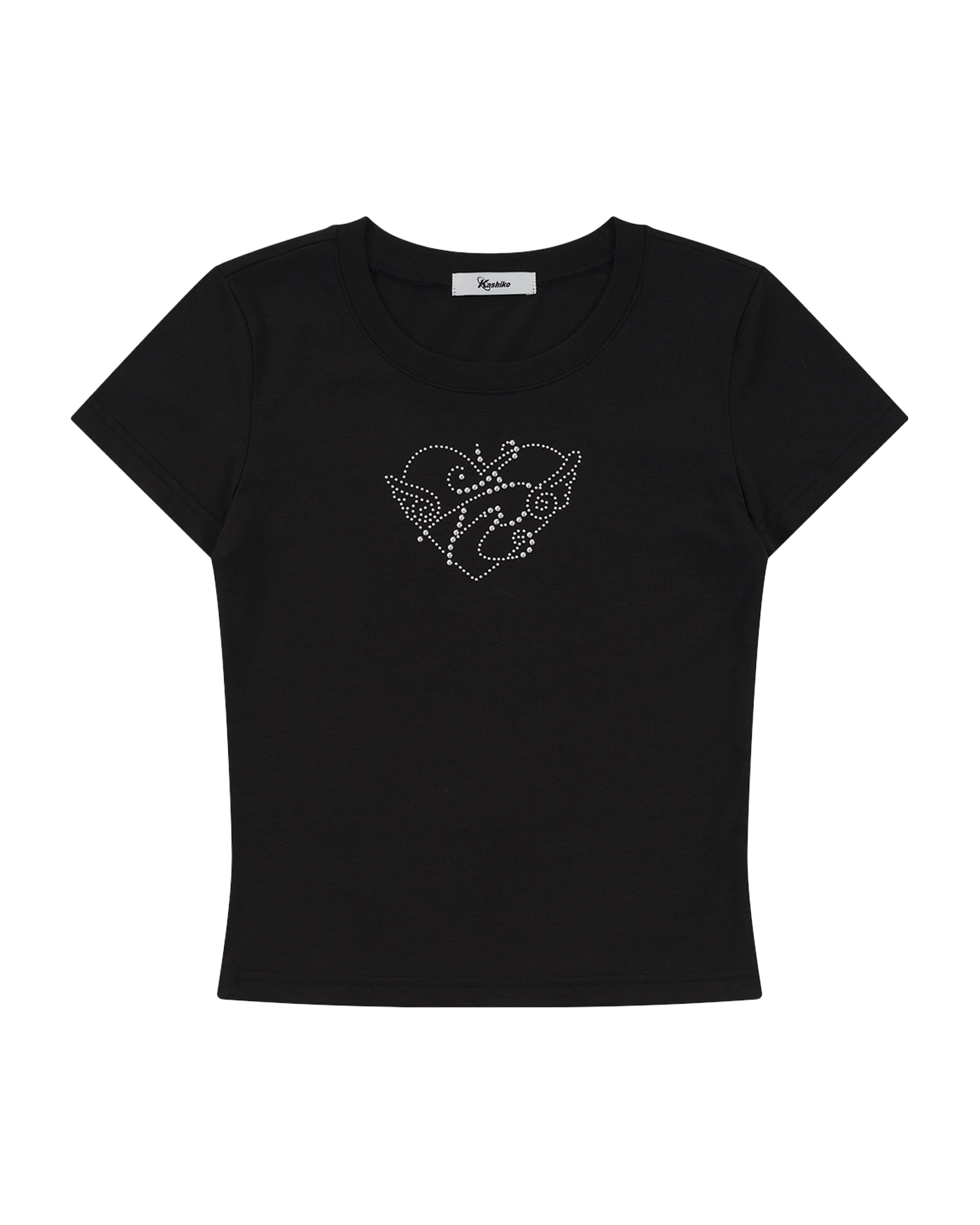 KASHIKO Flower Heart Baby Tee