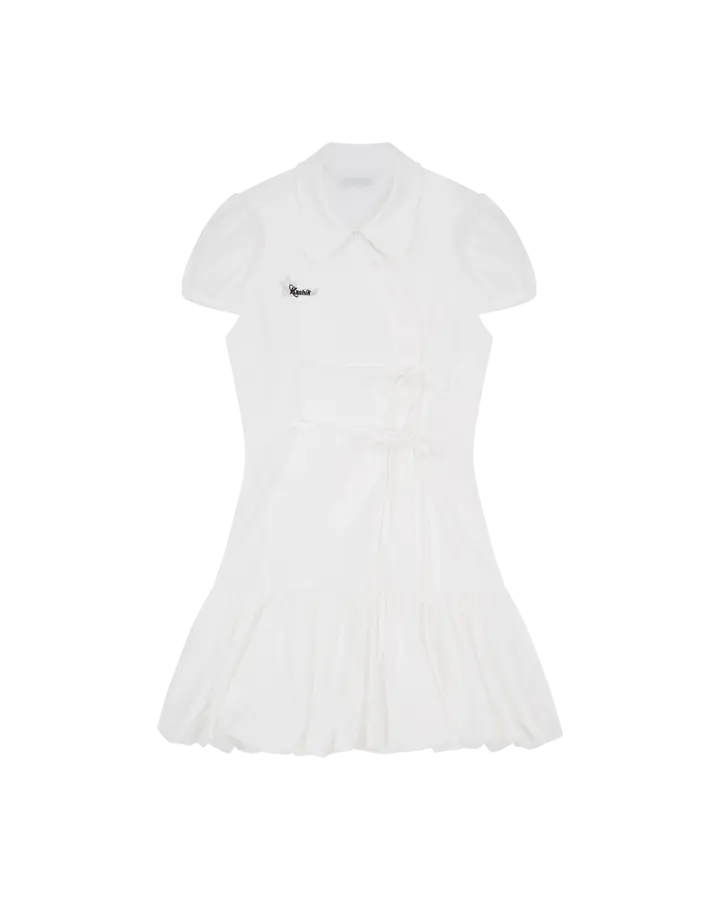 ● Kashiko ● Puff Preppy Mini Dress KASHIKO Puff Preppy Mini Dress