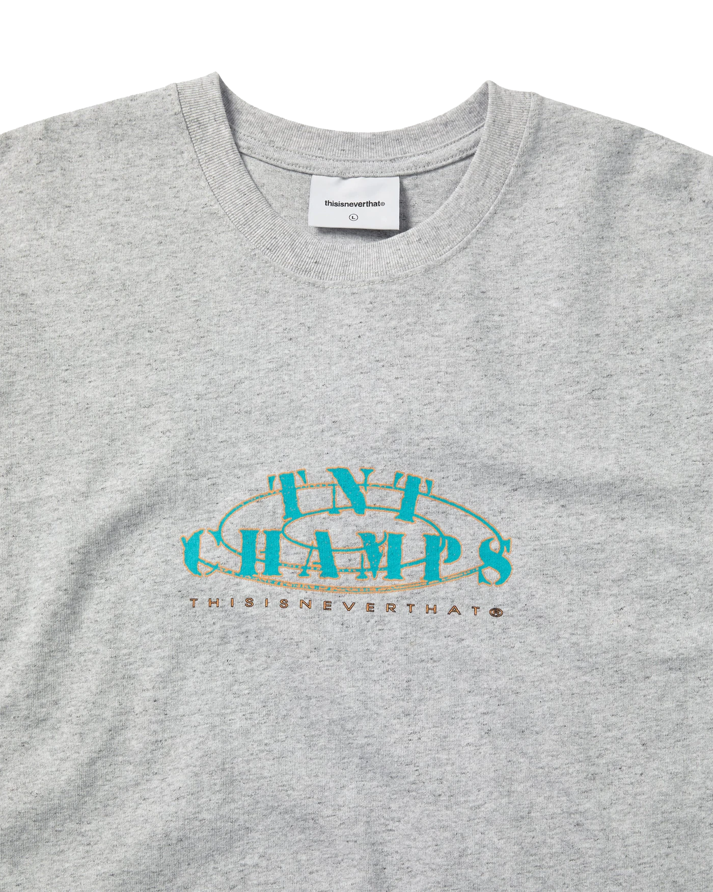 ★thisisneverthat★ TNT CHAMPS Tee Heather Grey TN251TTSST22 TNT-CHAMPS-Tee-Heather-