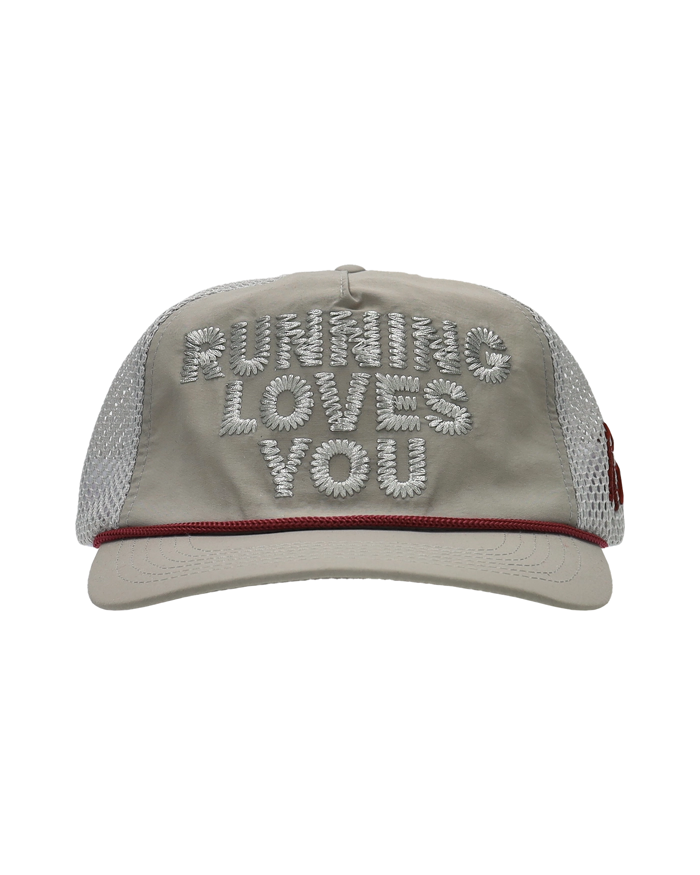 ハット Alex Zono Running Loves You Trucker Hat Silver Running Loves You