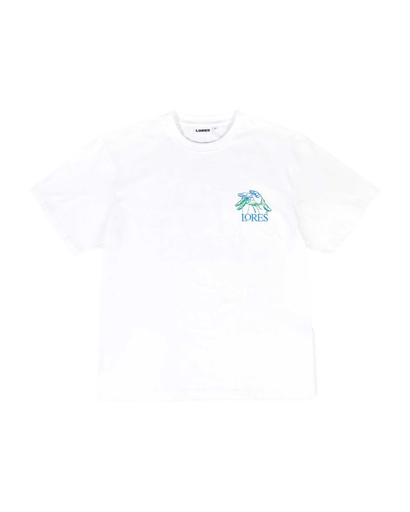 [LORES] Puppet Logo Gradient S/S Tee /追跡付 LORES Puppet Logo Gradient S/S Tee - White | International Store