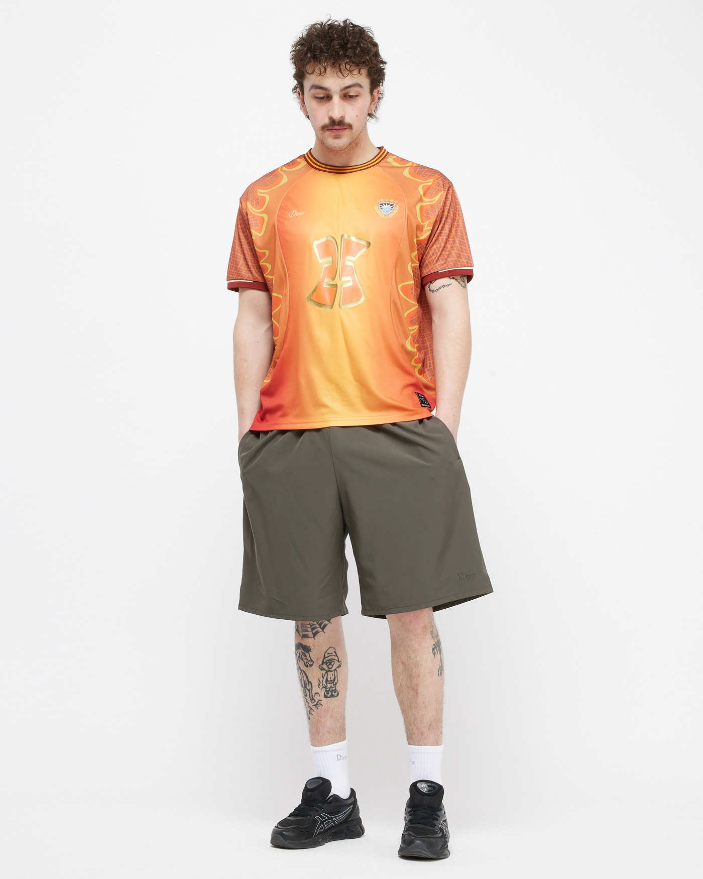 【最安値】Dime holy Flame jersey Orange Holy Flame Jersey T-shirt – On Sale Now with Up to 11
