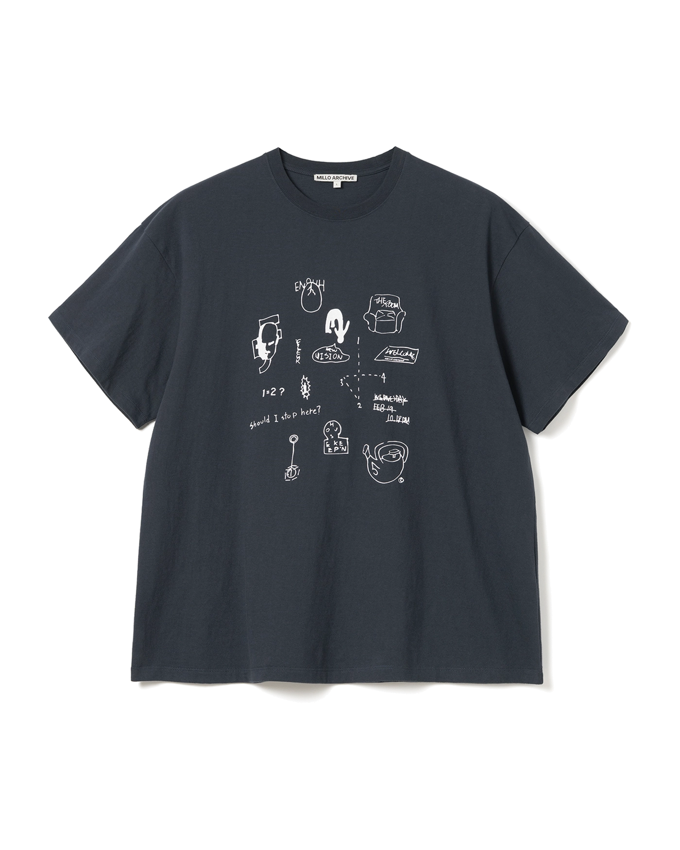 MILLO ARCHIVE☆パクジフン着用Custom Frame Cat T-Shirts MILLO ARCHIVE Custom Frame Cat T-Shirts