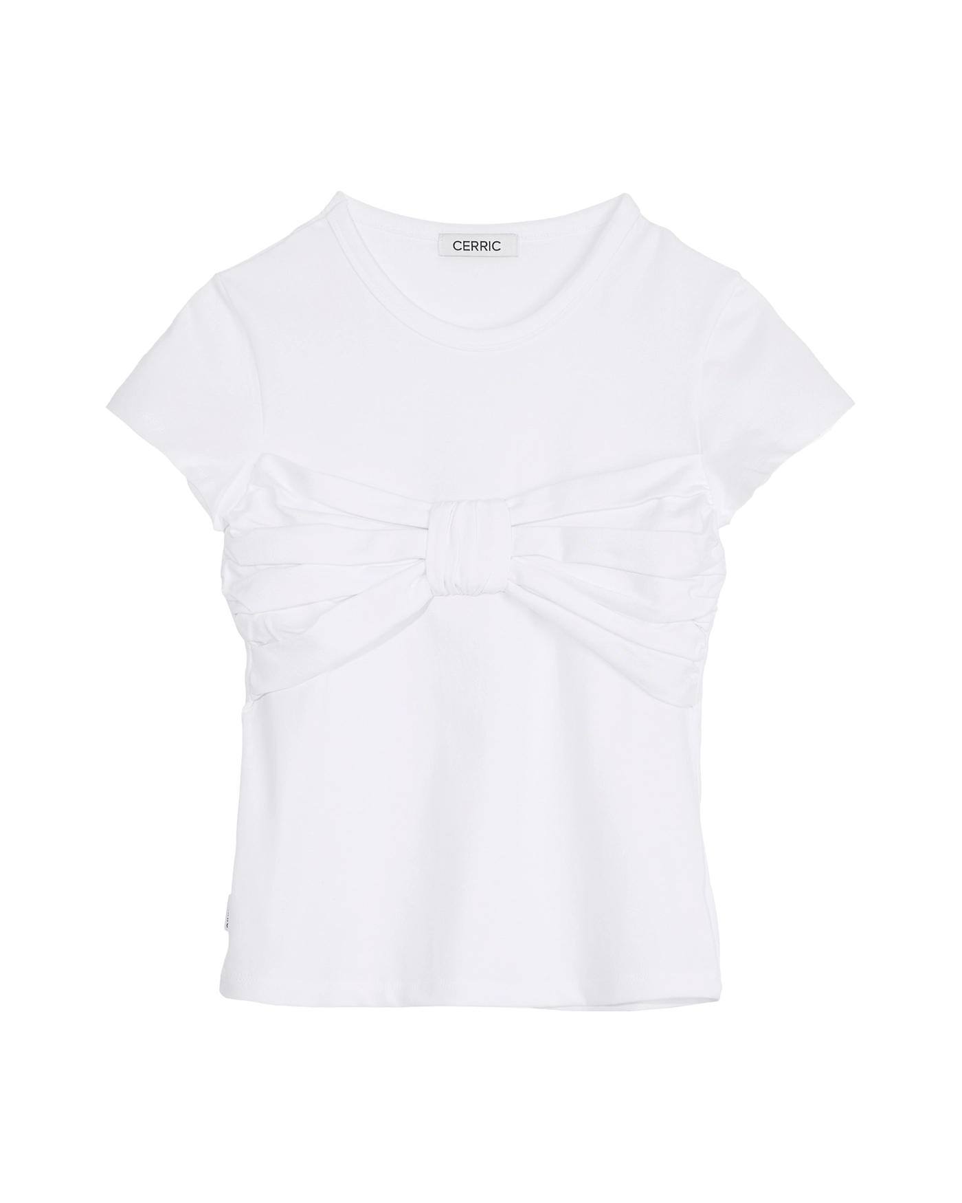 【CERRIC】RIBBON KNOT FRONT TOP Designer fashion, Seoul-fully created | W Concept