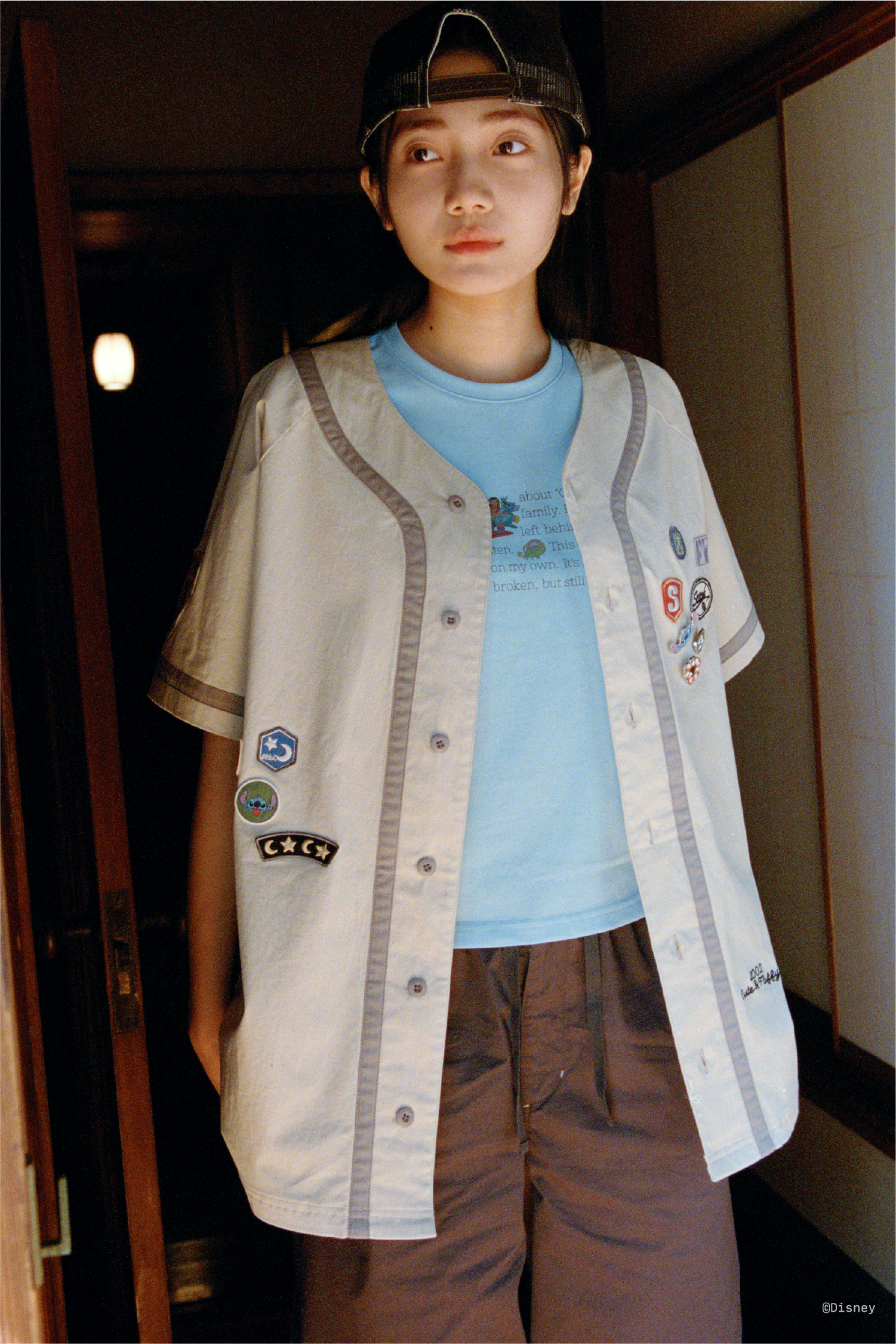 【SUNLOVE】 [STITCH] Wappen Baseball Shirt /追跡付 SUNLOVE】 [STITCH] Wappen Baseball Shirt /追跡付 (SUNLOVE/T