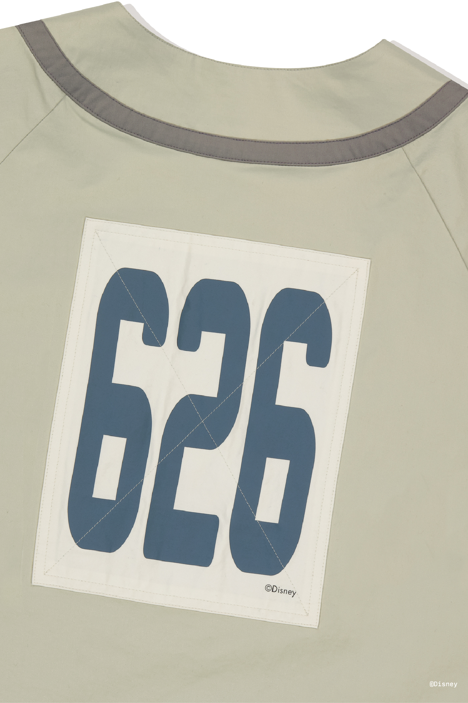 STITCH X SUNLOVE Wappen Baseball Shirt Beige