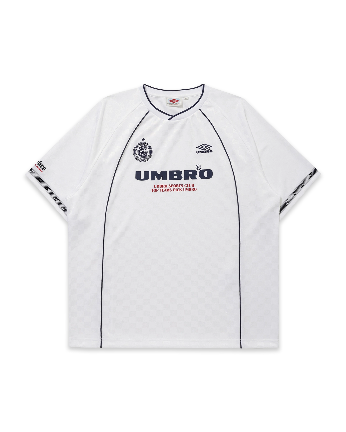 ★UMBRO★ HBL BLOKE OG Striped Jacquard Round Short Sleeve J UMBRO BLOKE OG Stripe Jacquard Round Short Sleeve Jersey