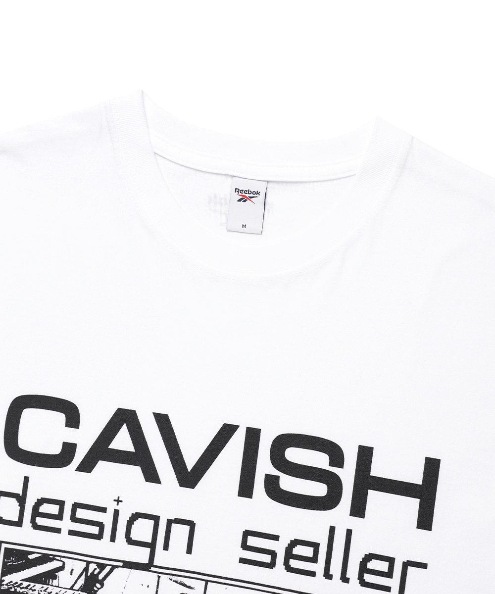 Tシャツ・カットソー CAVISH x Reebok Drum And Bass SS Tee White CAVISH x Reebok Drum And Bass SS Tee White (Reebok/Tシャツ