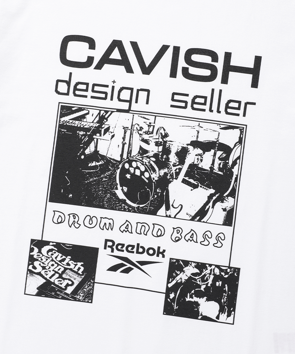REEBOK X CAVISH DRUM AND BASS SS TEE