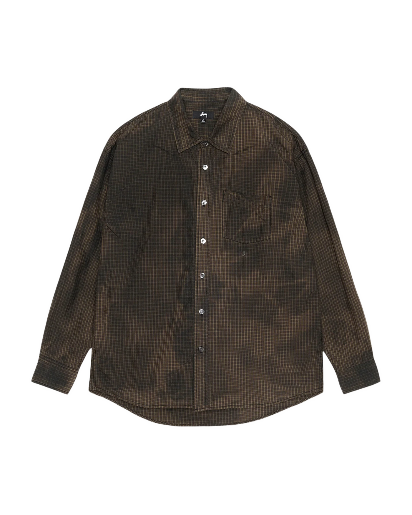 TEKLA POPLIN PYJAMA SHIRT stussy パジャマシャツ Poplin pyjamas – long-sleeved shirt – Hand Drawn Stripes
