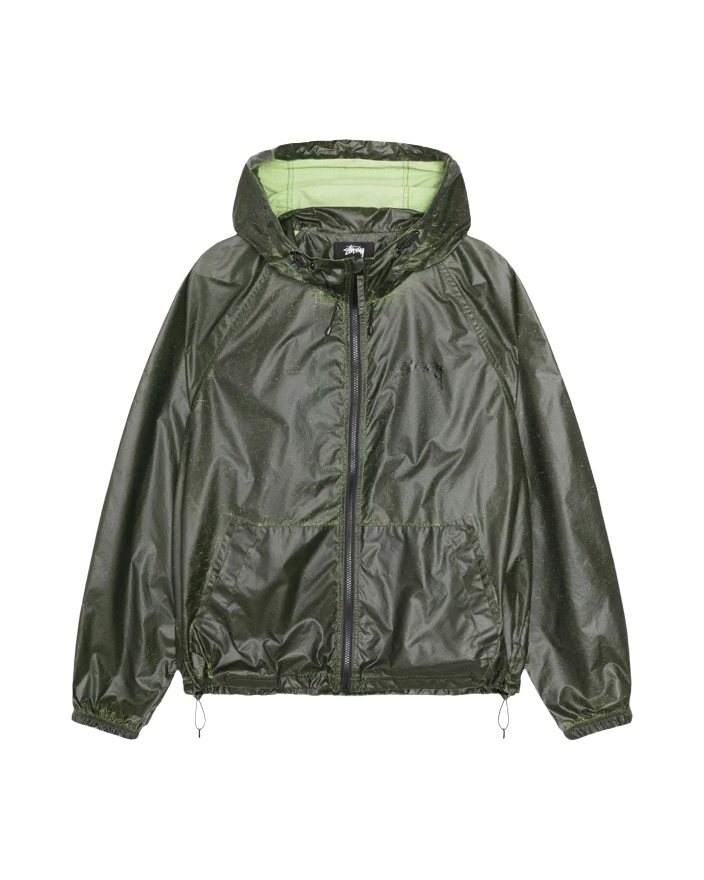 STUSSY BEACH SHELL CRACKED RIPSTOP