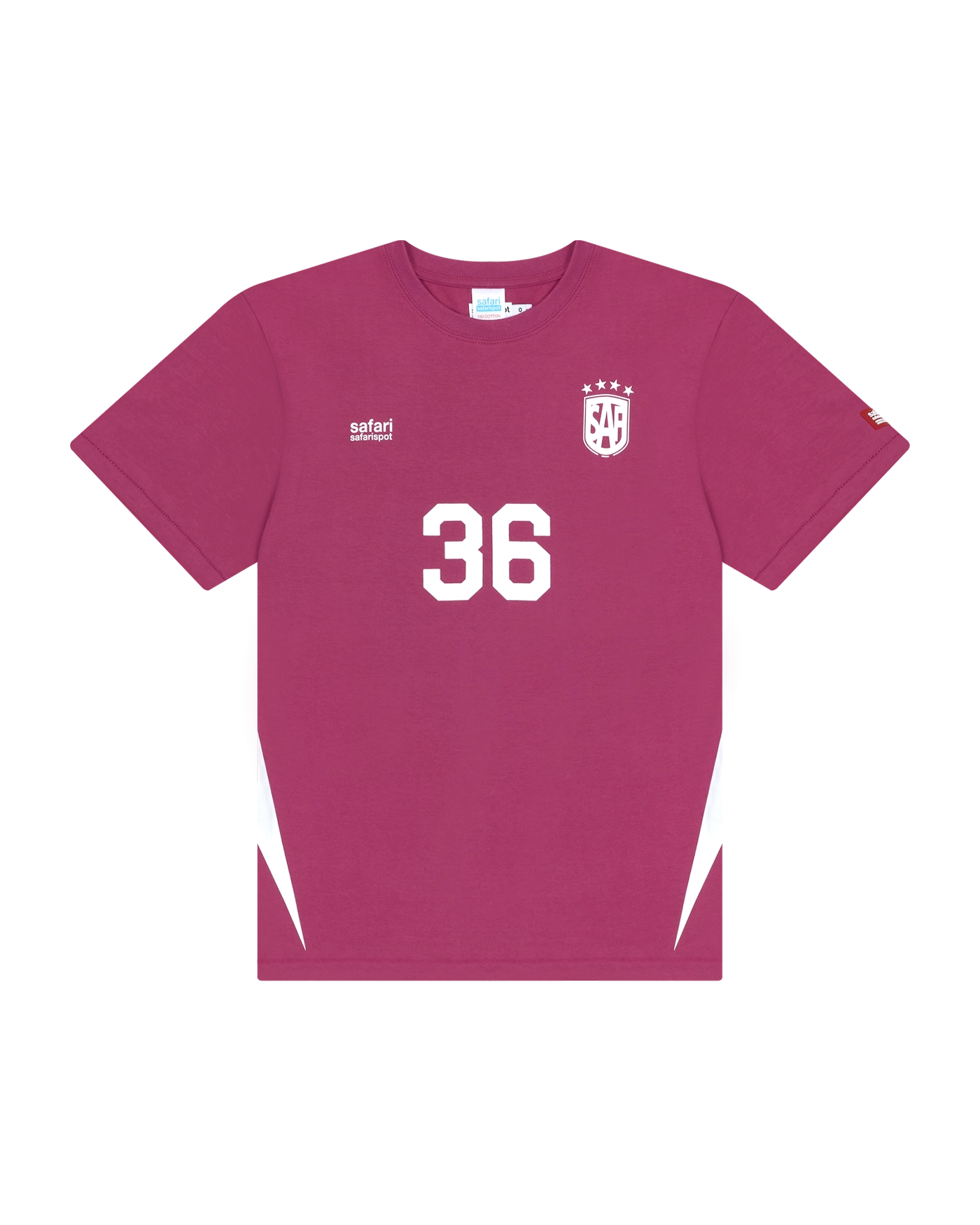 [Safarispot] Rec Ruit Athletic Rugby Tee ★すぐ品切れ★ SAFARISPOT REC RUIT ATHLETIC RUGBY TEE BURGUNDY