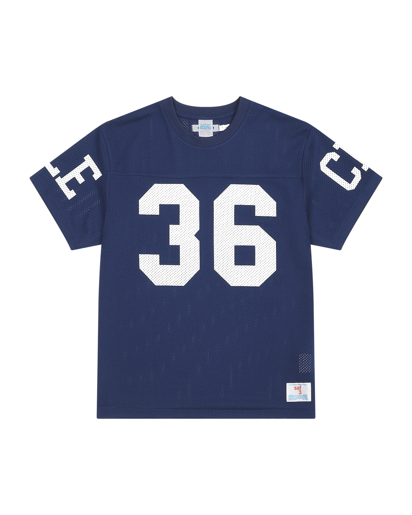 [Safarispot] Rec Ruit Athletic Rugby Tee ★大人気★ SAFARISPOT REC RUIT ATHLETIC RUGBY MESH TEE NAVY