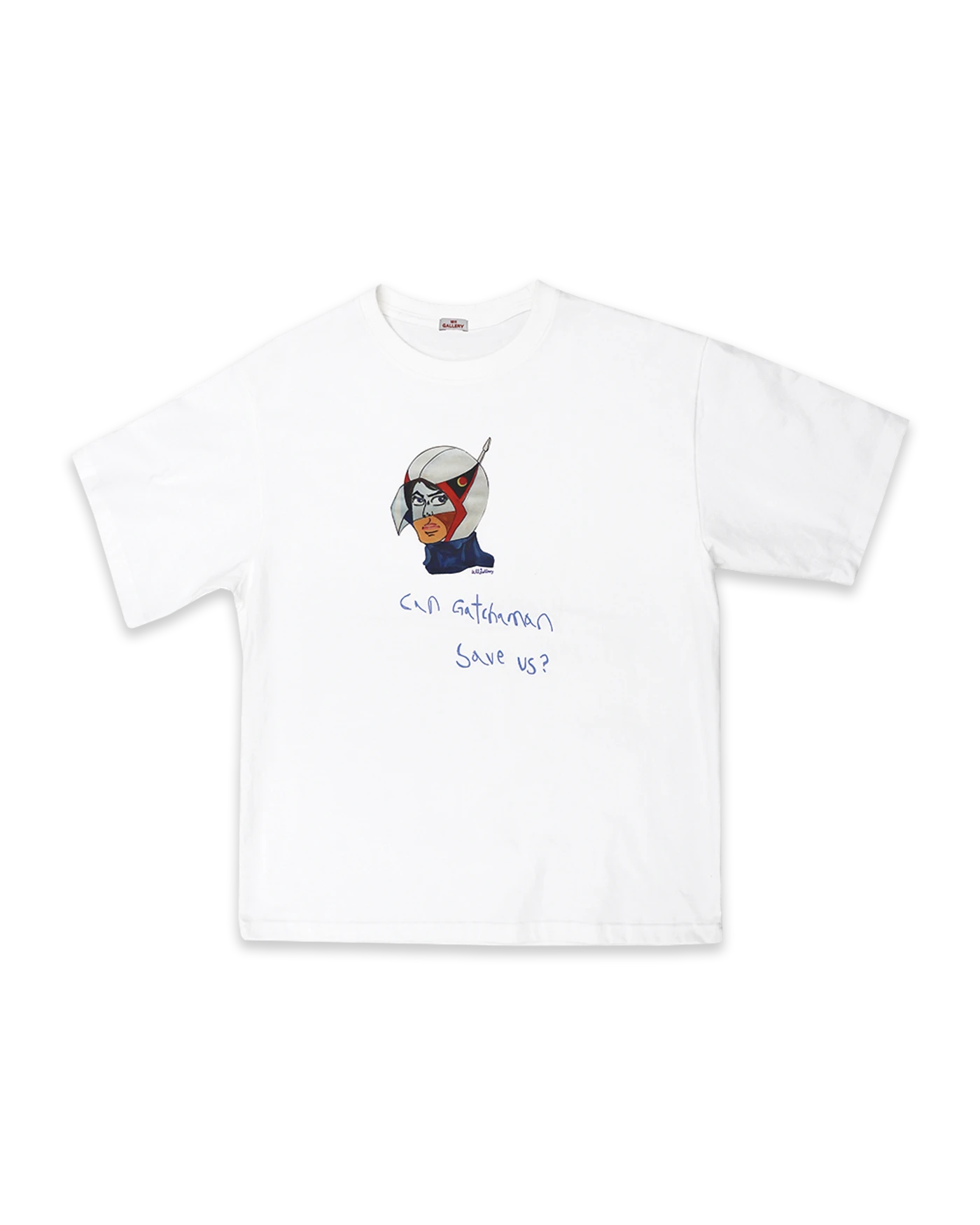 【1011GALLERY】 Gatchaman Save Us T-Shirts - White Gatchaman Save Us T-Shirts - White - obscura