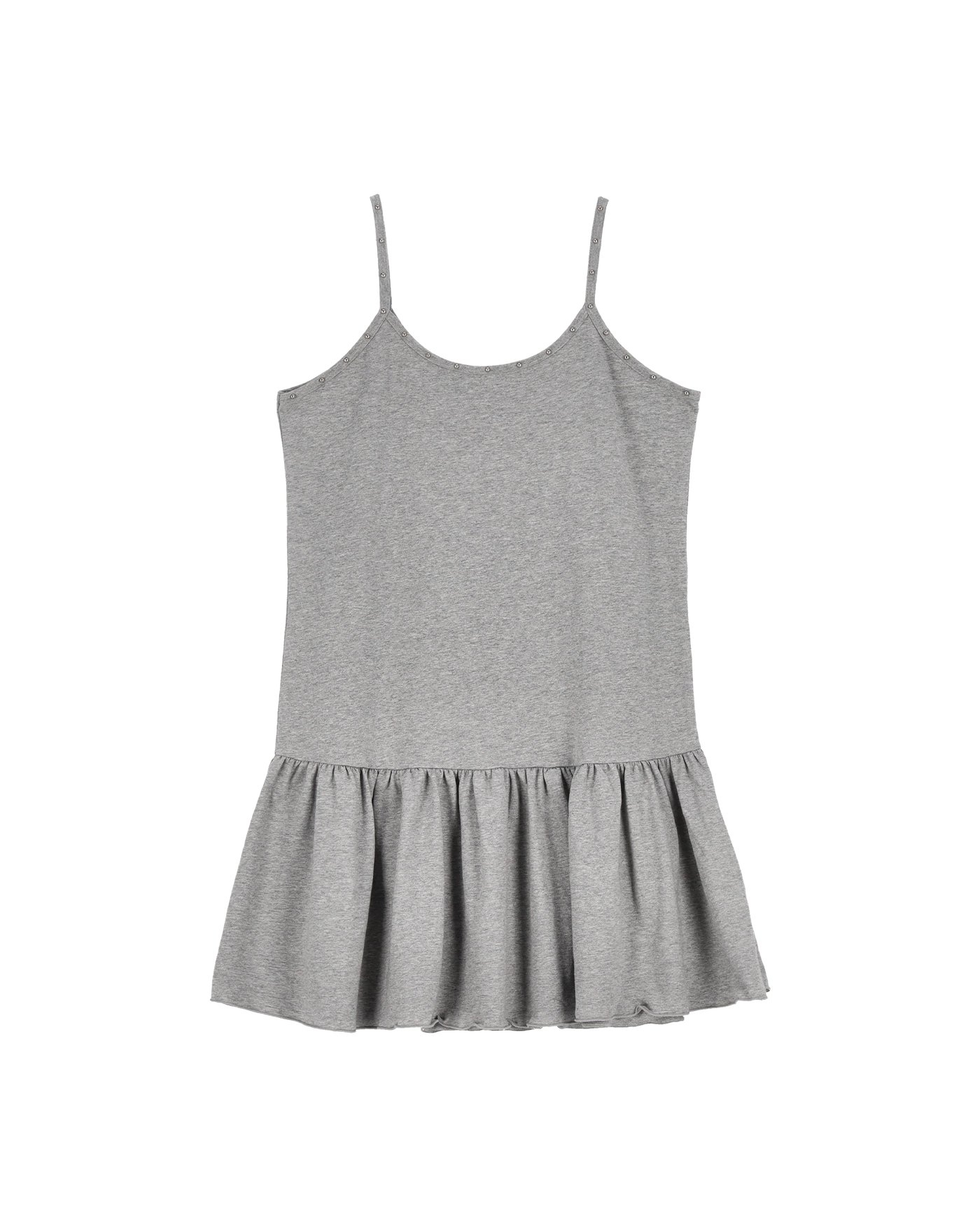 POLYSOOEM STUDDED JERSEY DRESS