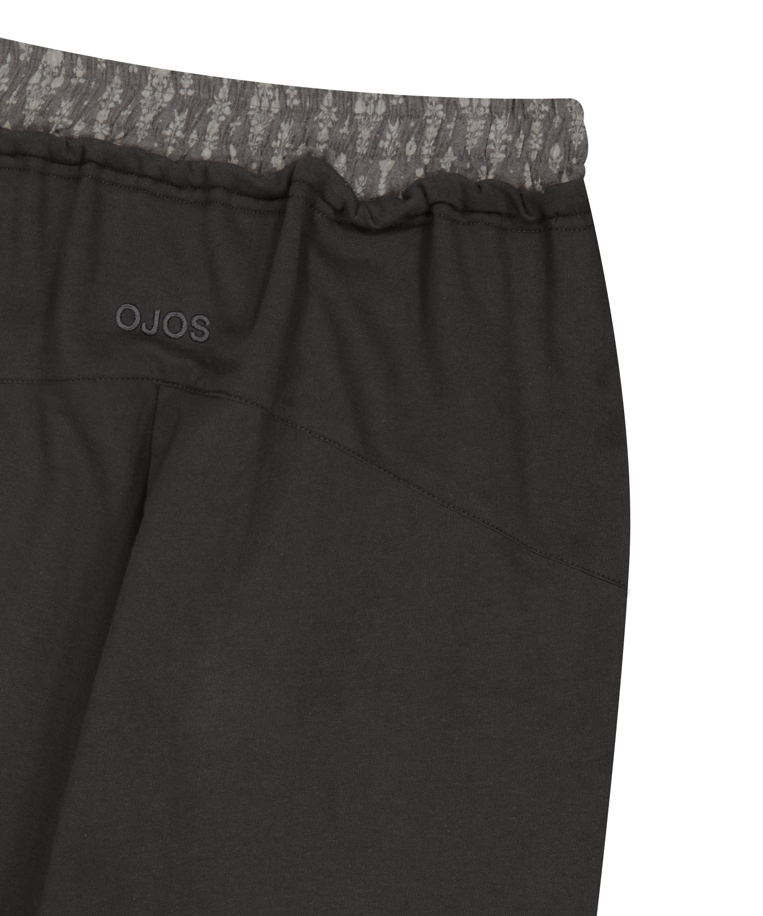 【OJOS】25SS★ Double-Waisted Jersey Pants OJOS | Double-Waisted Jersey Pants / Black - 스타일리시한 오